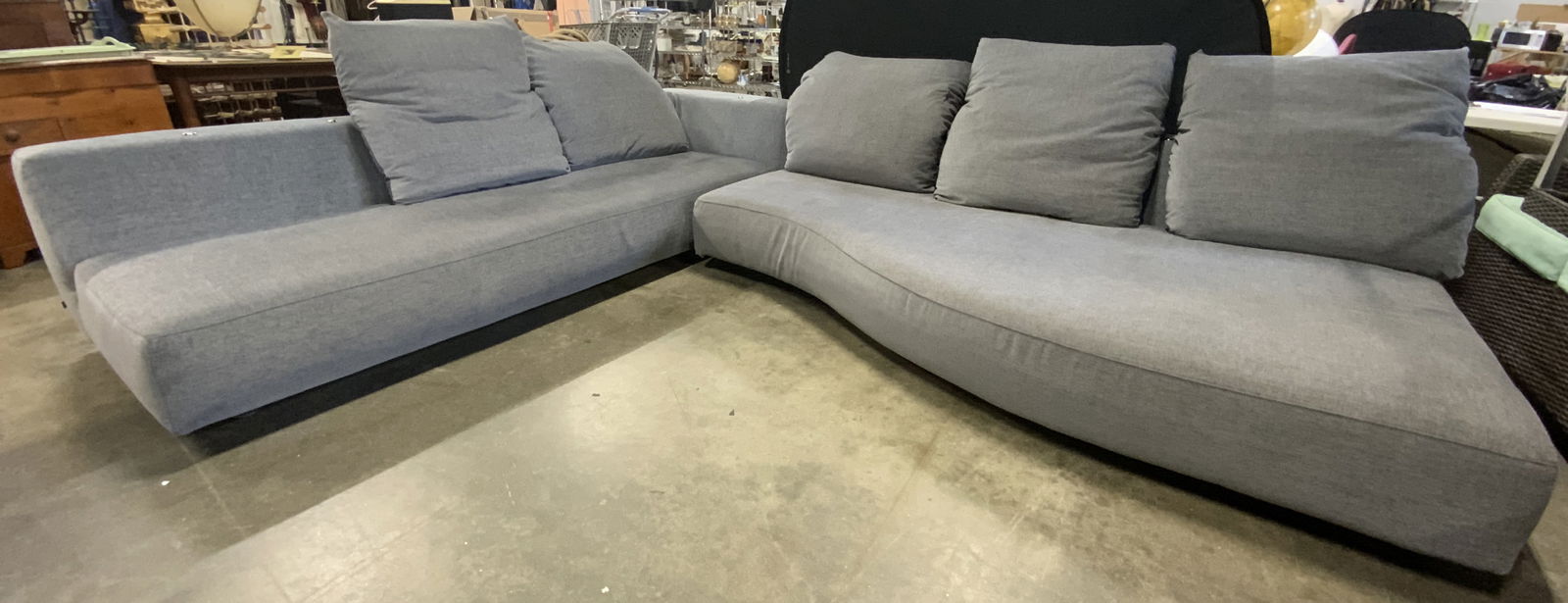 EDRA ABSOLU Sectional Sofa Black Nickel (1 of 11)