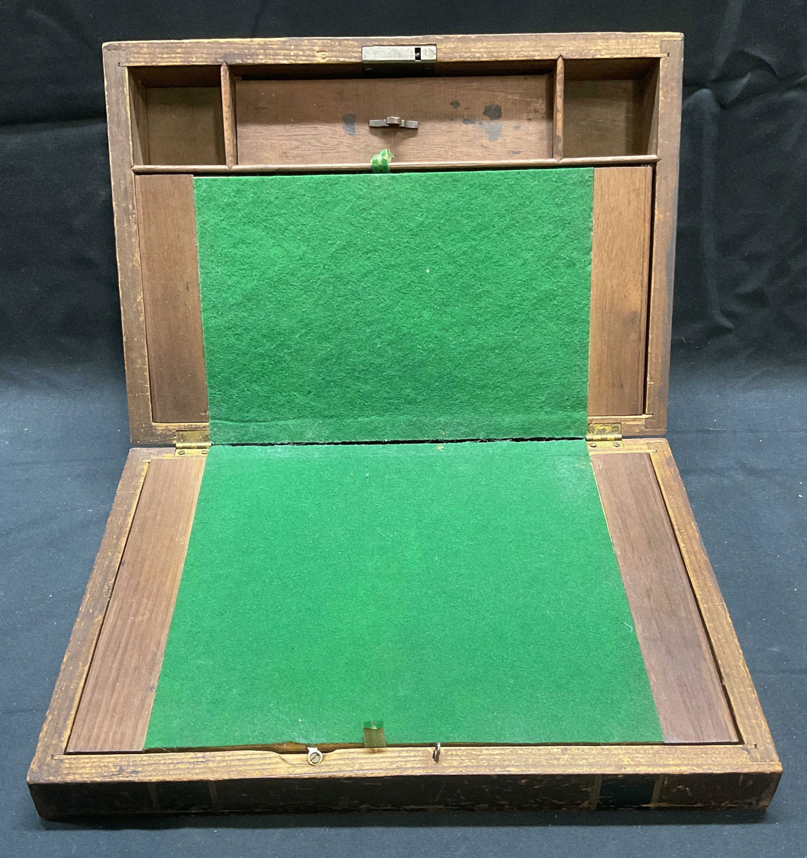 Antq Victorian Wooden Lap Writers Desk (1 of 9)