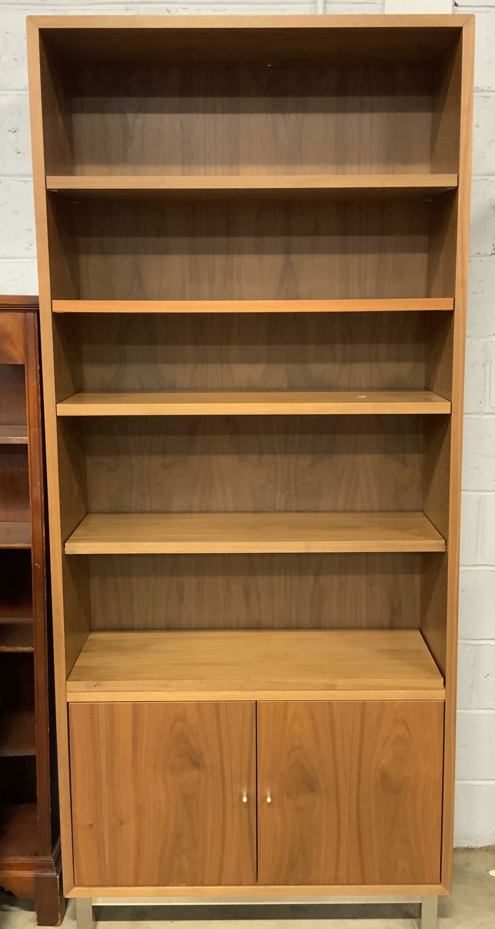 Mid Century Modern Style Adjustable Wood Bookshelf (1 of 10)