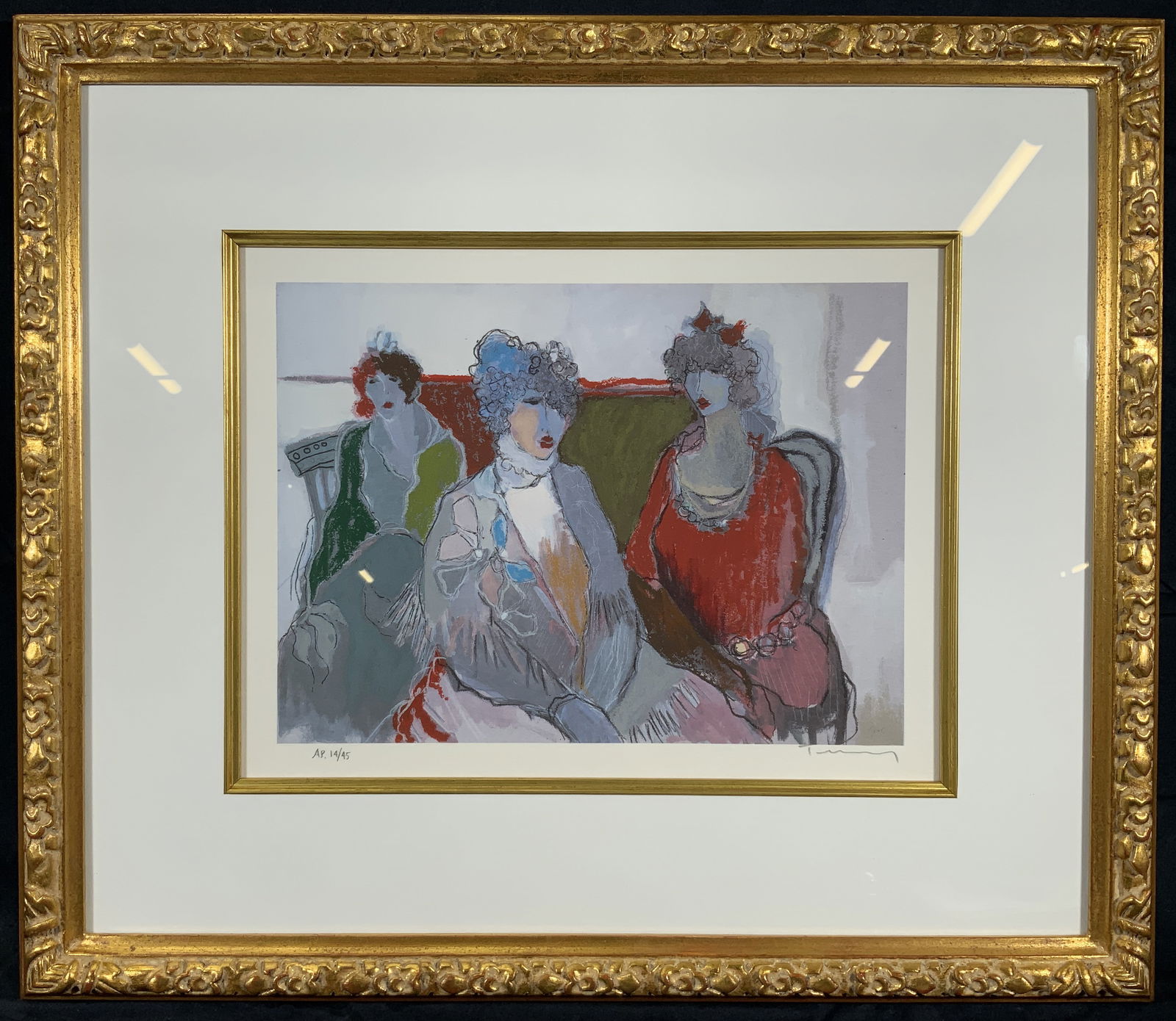 Itzchak Tarkay Signed Lithograph The Aristocrats (1 of 14)