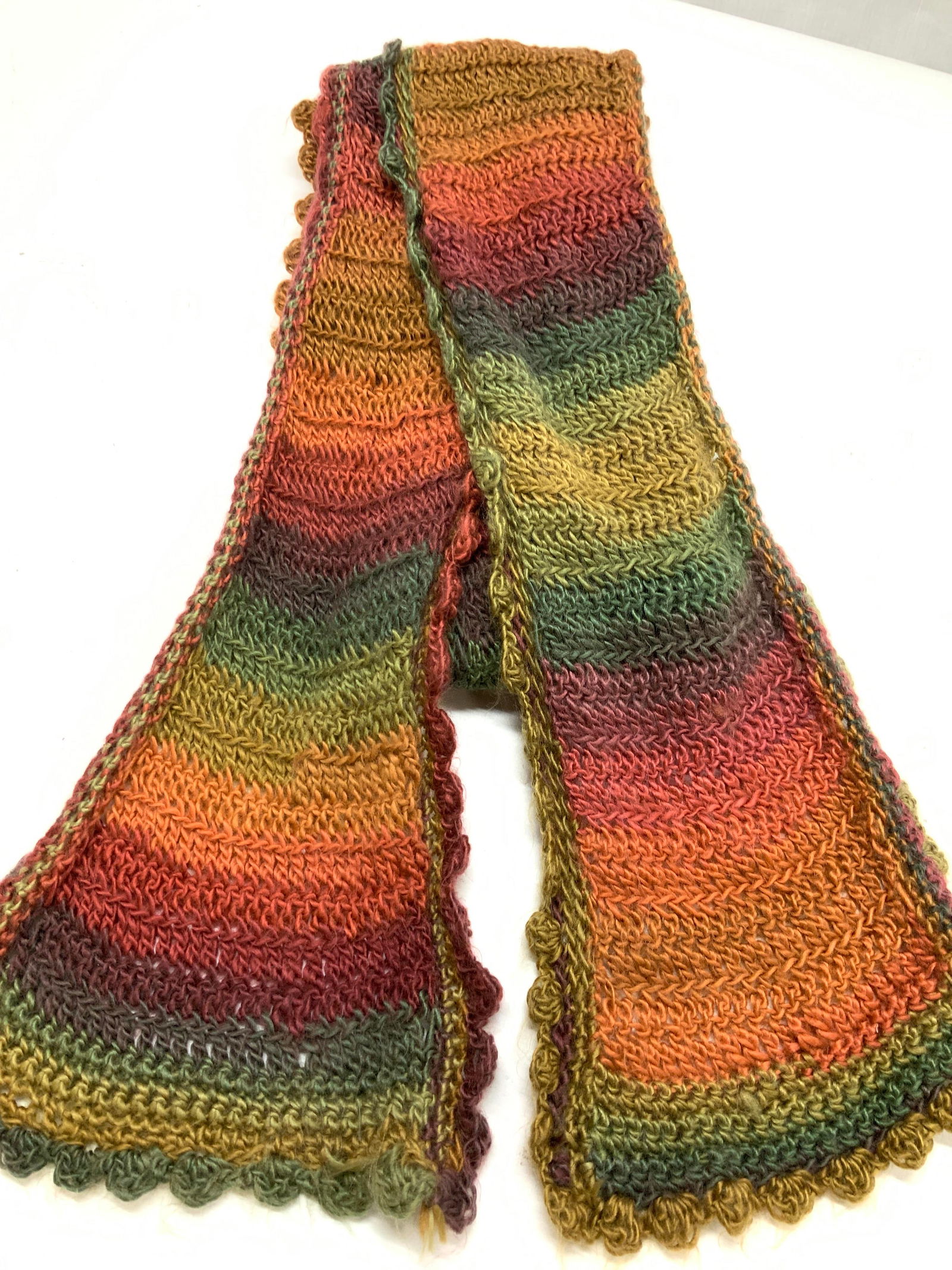 Hand Knit/ Crochet Soft Hand Scarf, Unisex (1 of 6)