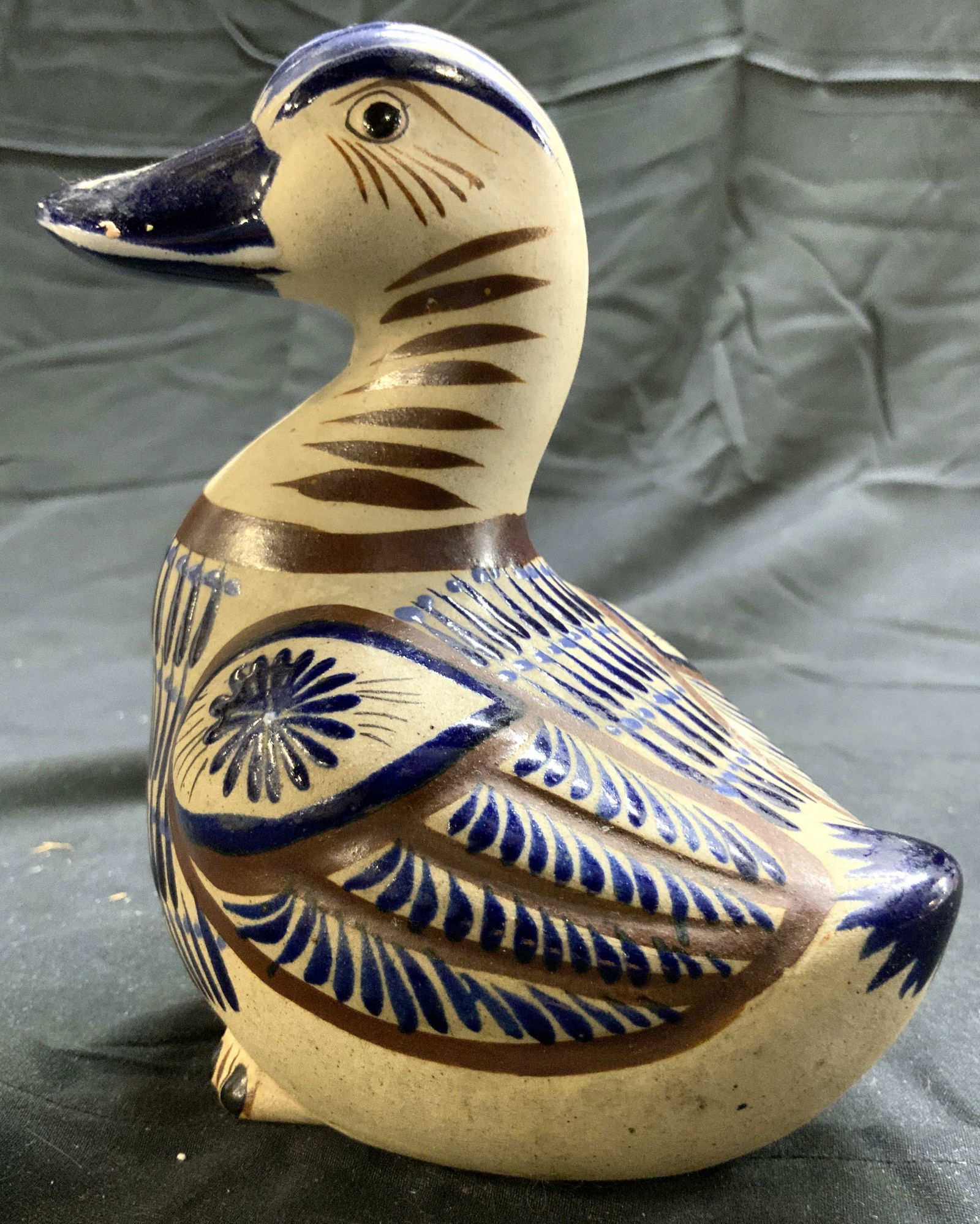 MEXICAN Hand Crafted Ceramic Duck Figural (1 of 8)