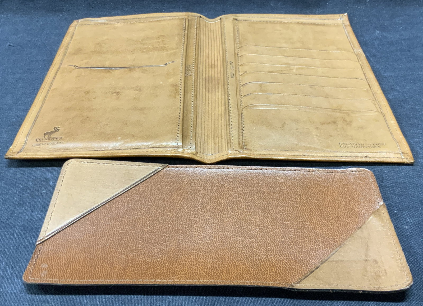 RENWICH CANADA Brown Leather Wallet (1 of 10)