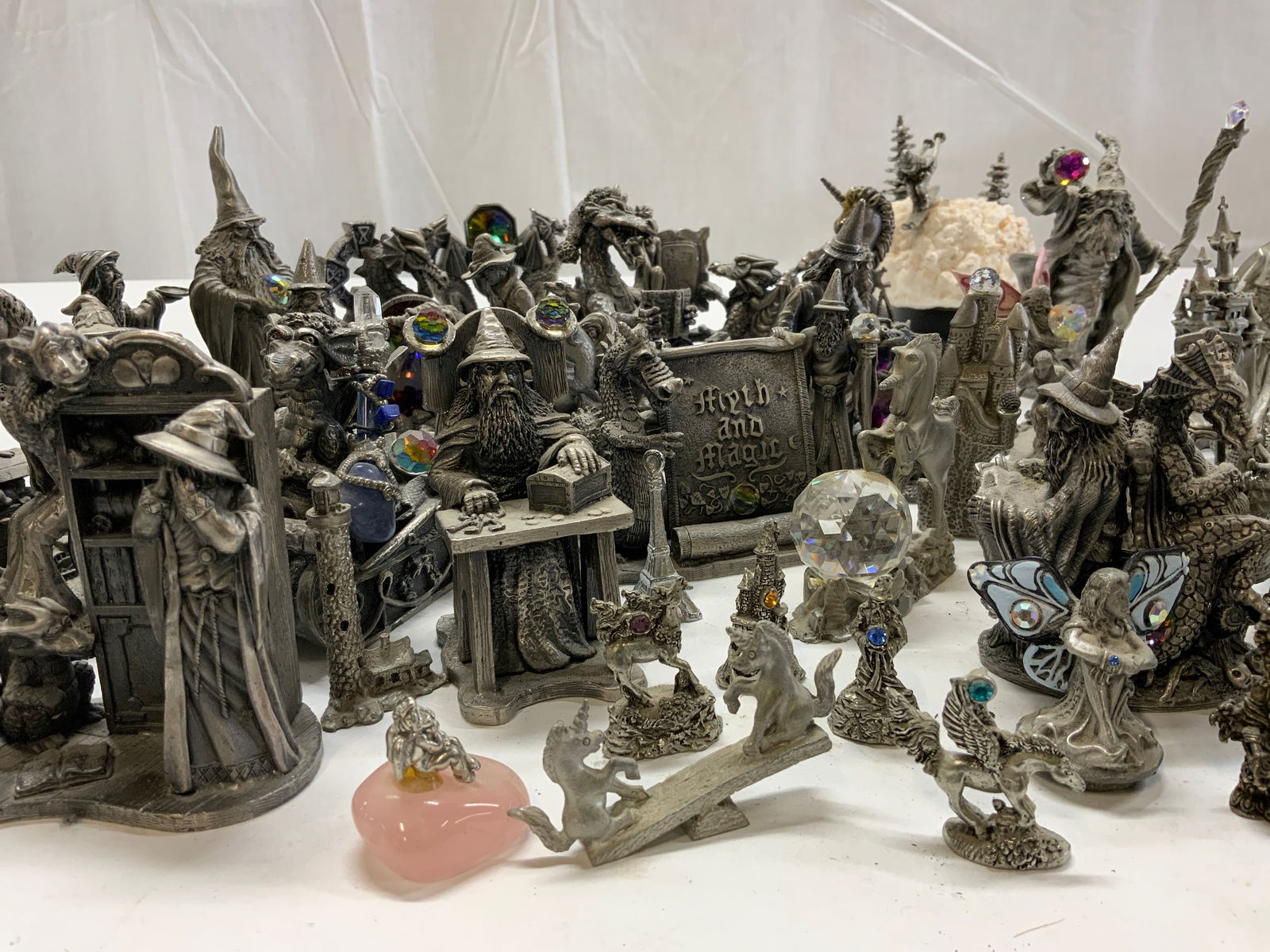50 Myth & Magic Tudor Mint Pewter Fantasy Figurals (1 of 15)