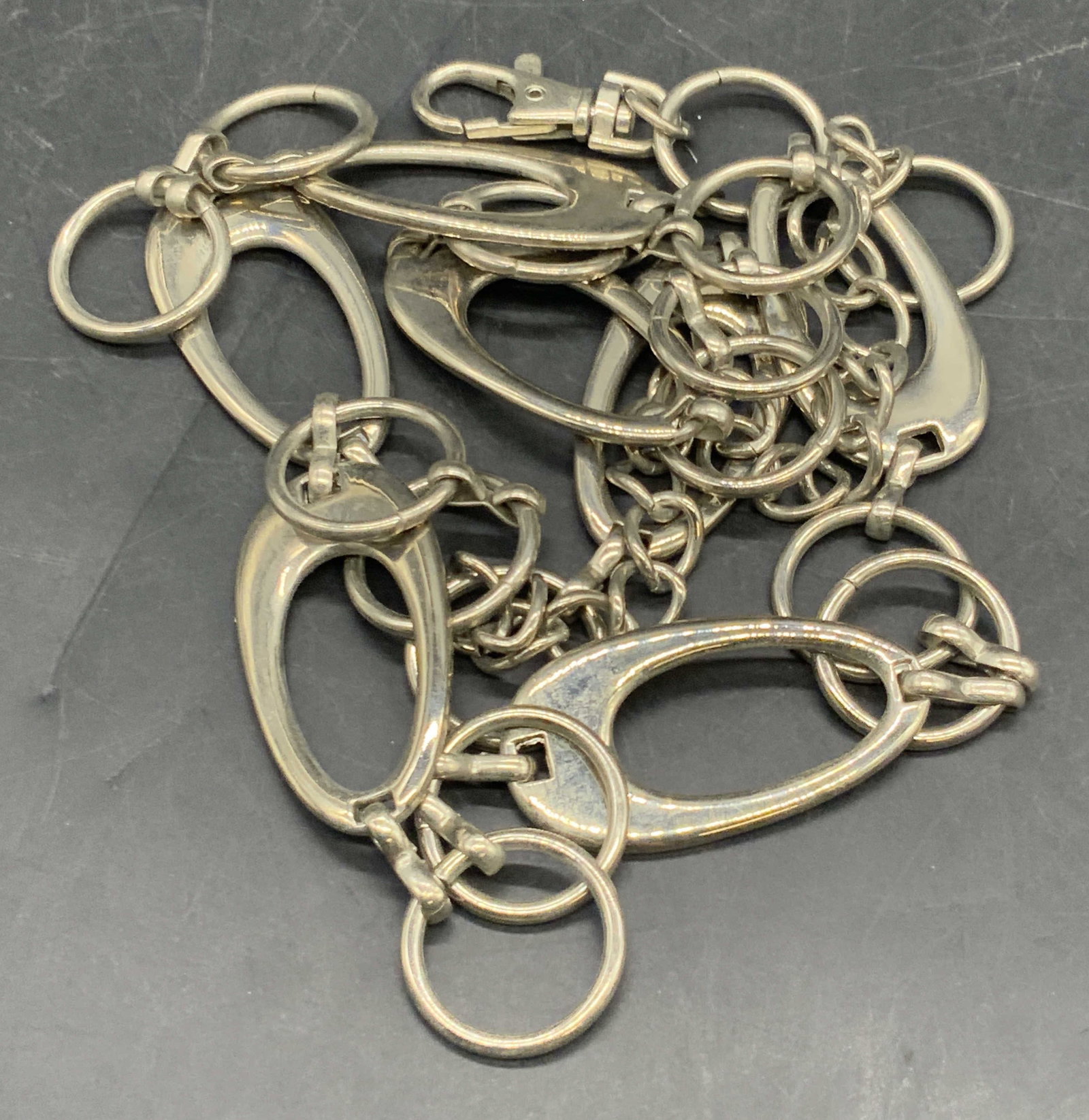 Silver Tone Metal Chain Belt (1 of 8)