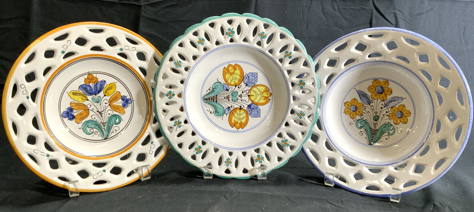 Lot 3 Handmade Ceramic Plates HUNGARY (1 of 7)