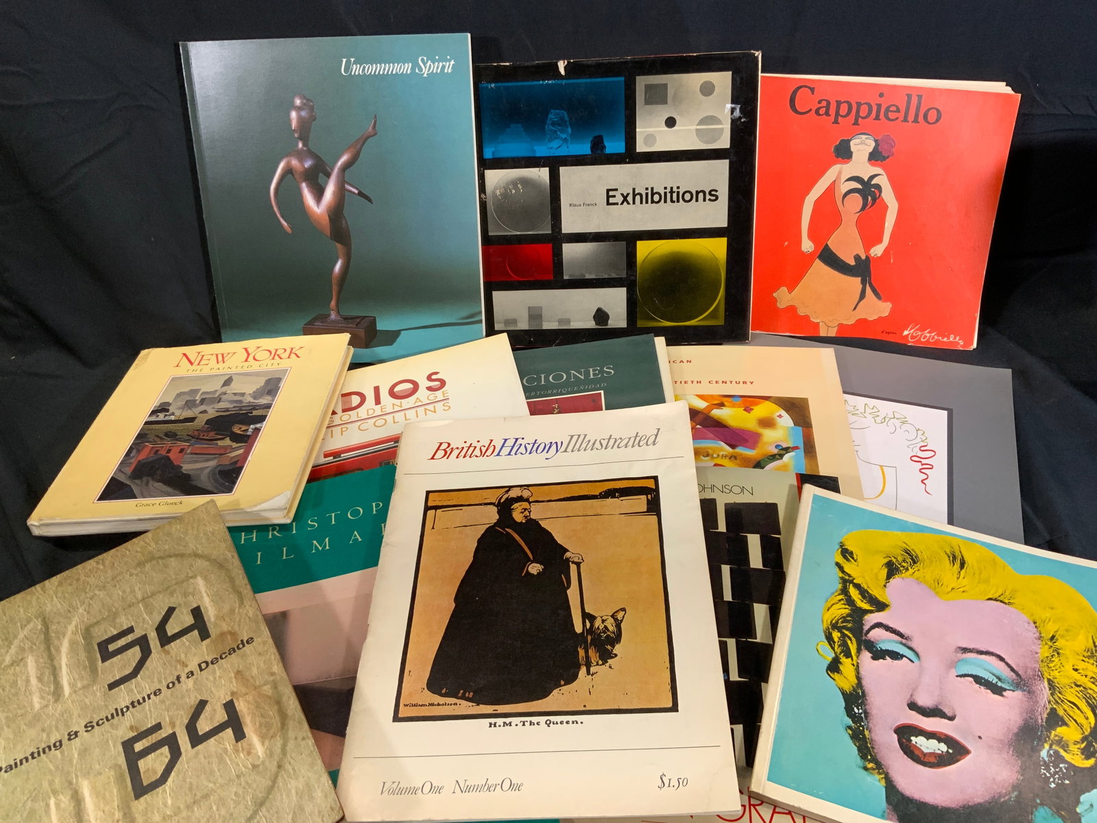 Lot 12 Art, Culture, Architecture Books 1961+: Twelve books about art, culture, or architecture. Largest book measures approx. 11.5 h x 9 W in. New York the Painted City by Grace Glueck. Published by Gibbs Smith publishing. 1992.Painting & Sculptu