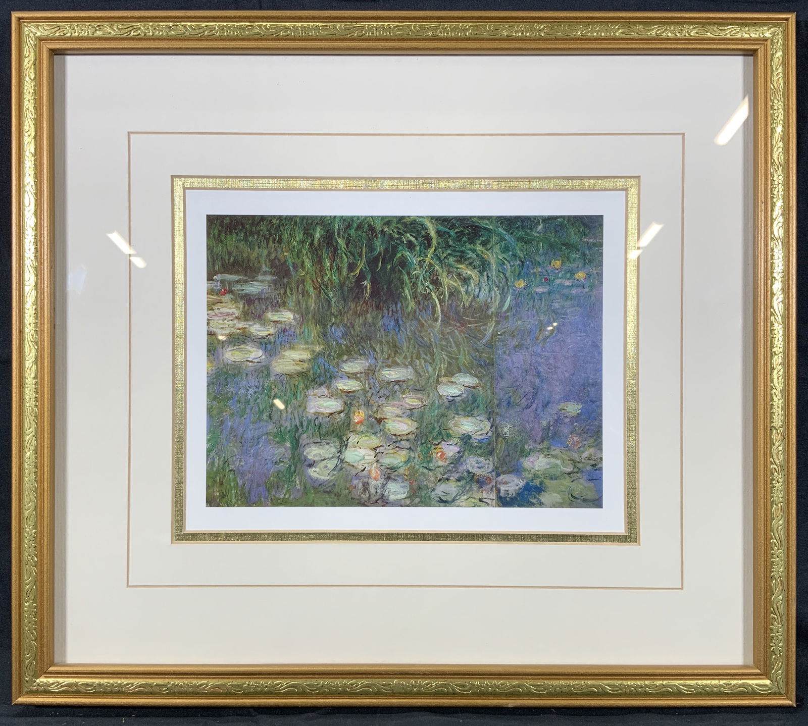 Claude Oscar Monet Morning Framed Lithograph (1 of 9)