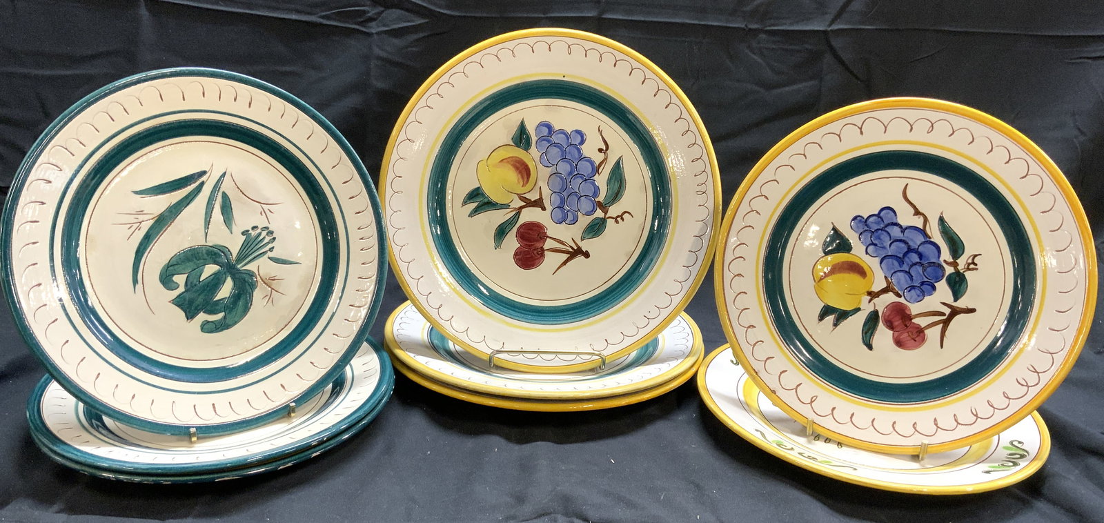 STANGL Lot 8 Floral Ceramic Plates (1 of 7)
