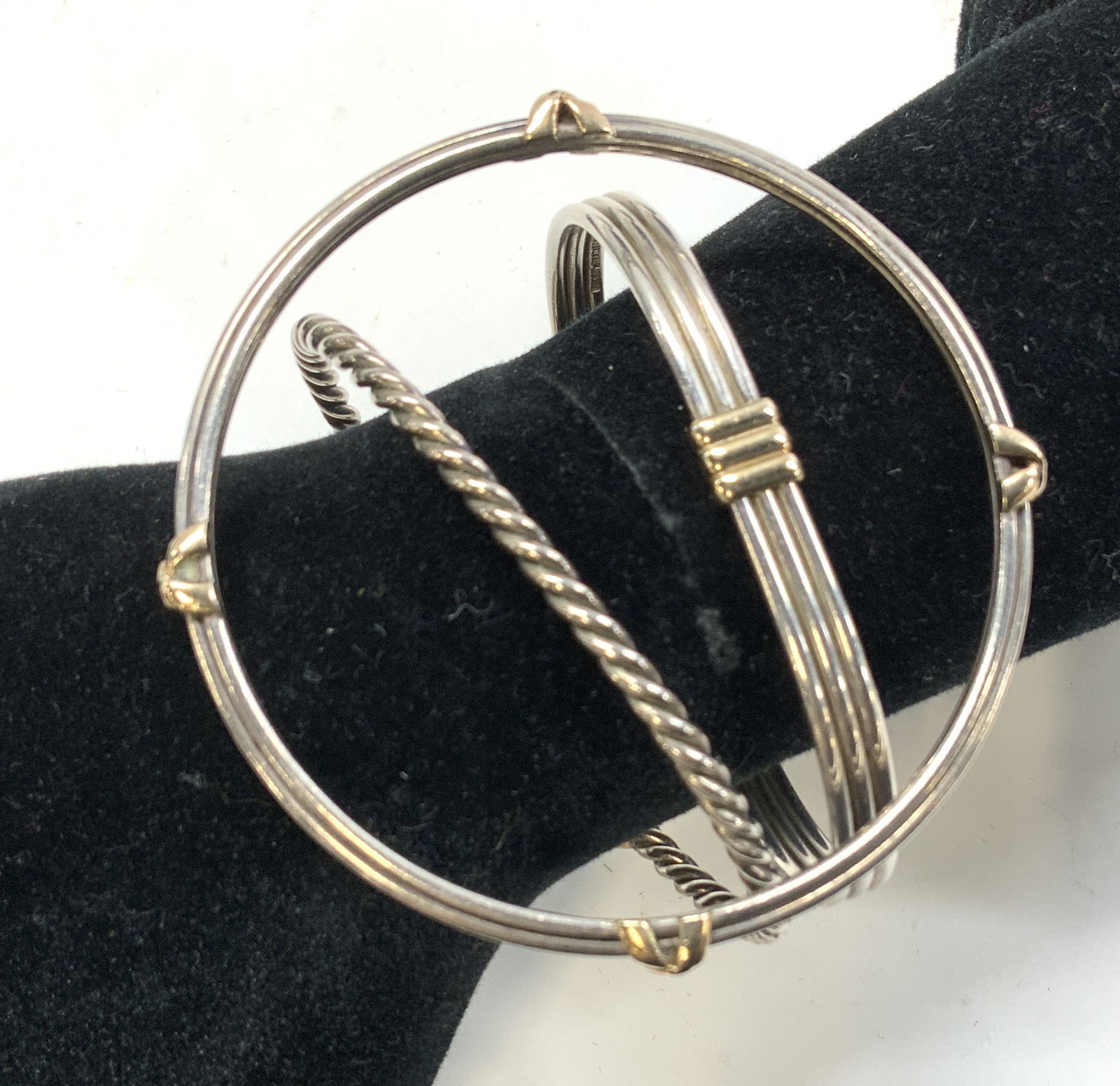 DOSKOW STERLING Silver & 14k Gold Bracelets, 3 (1 of 7)
