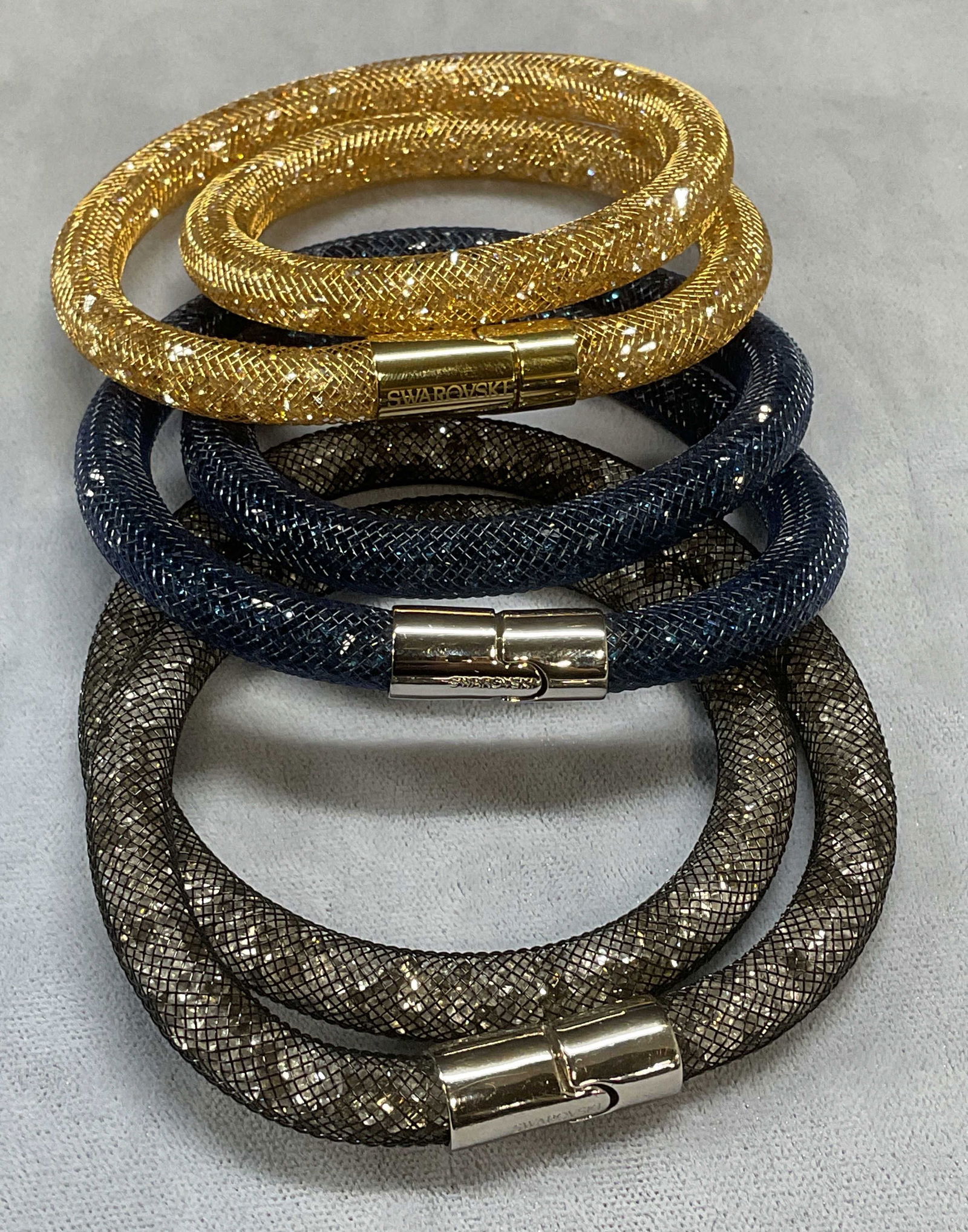Lot 3 Swarovski Stardust Crystal Wrap Bracelets (1 of 8)