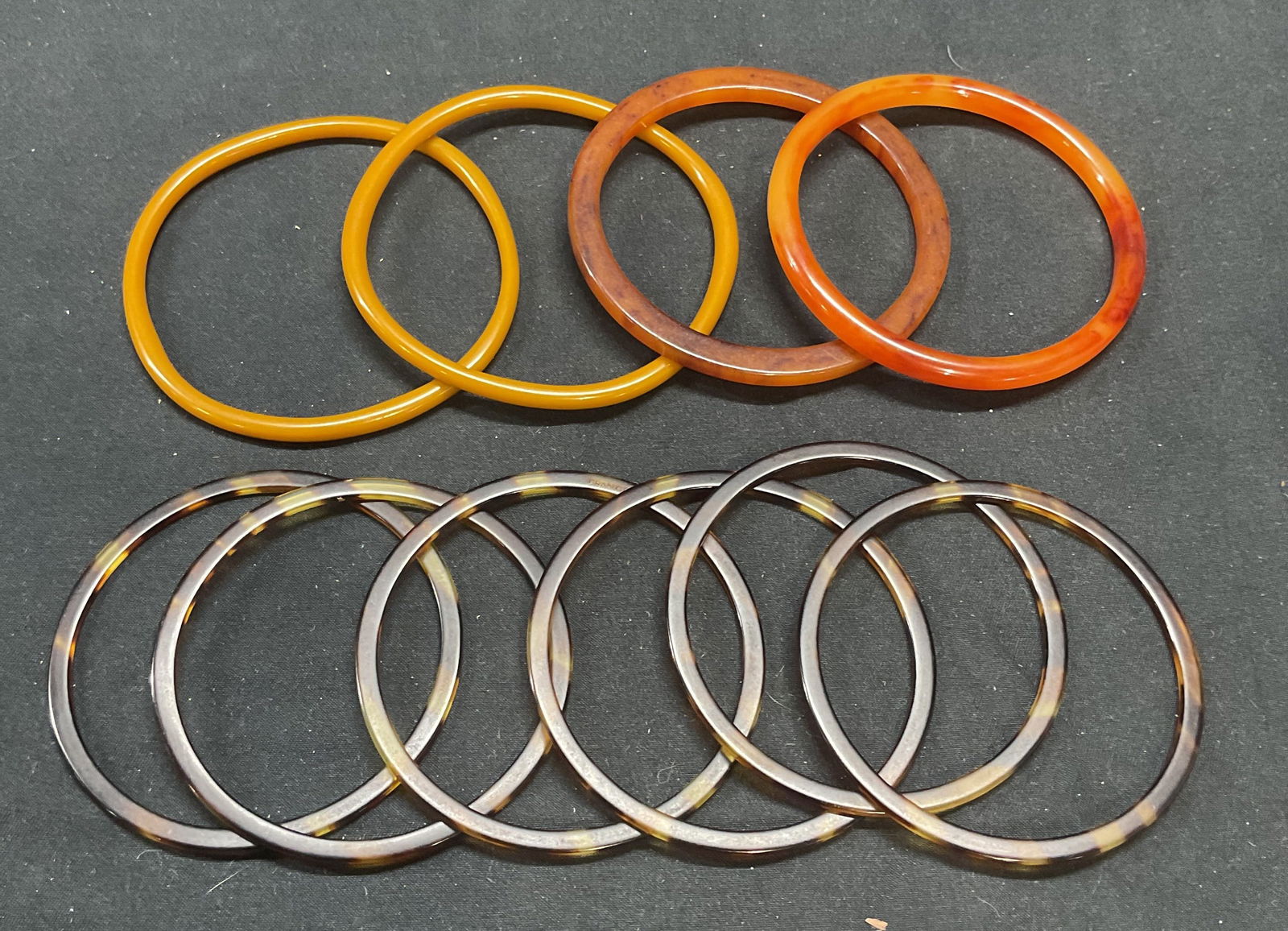 Lot 10 Lucite Bangle Bracelets (1 of 7)