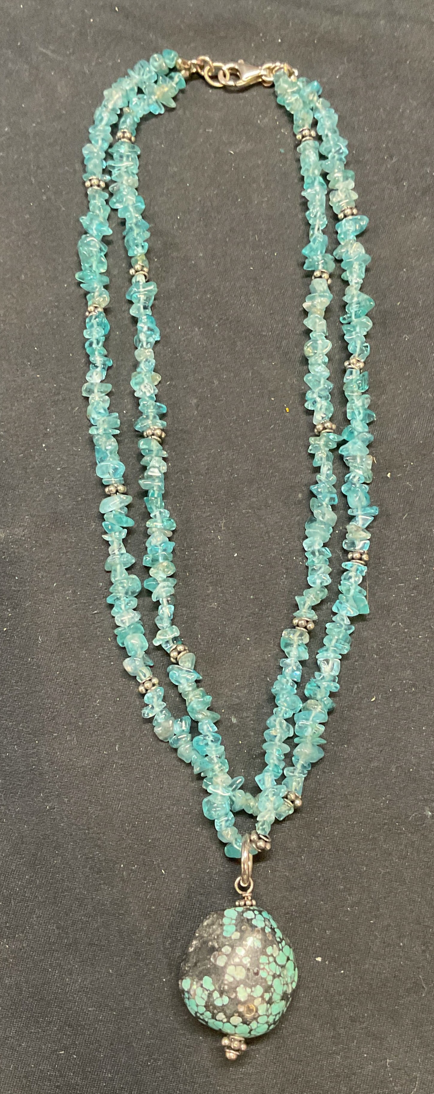 GK Sterling Silver Semi Precious Gem Necklace (1 of 7)