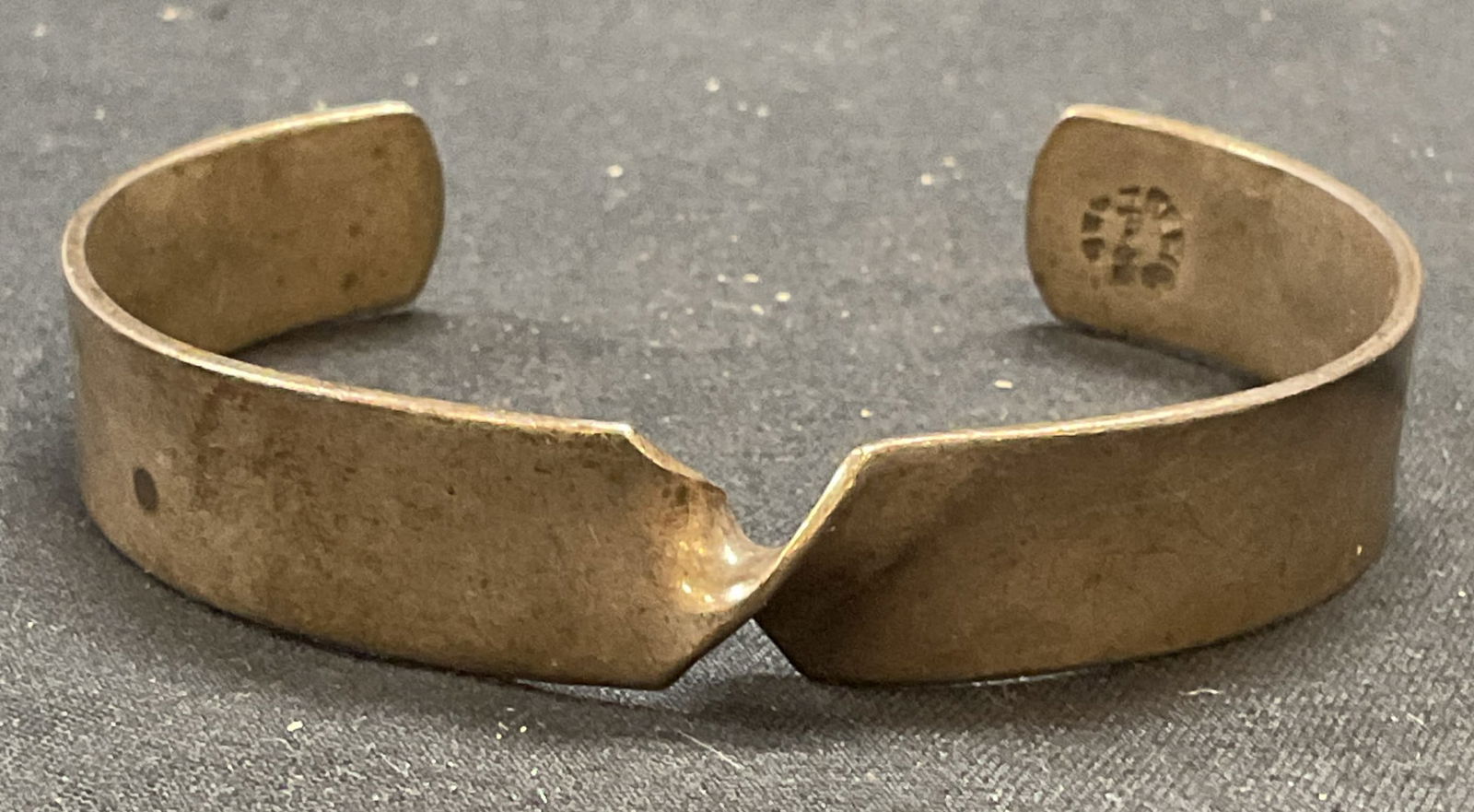 Vntg Sterling Silver Twist Cuff Bracelet, Mexico (1 of 6)