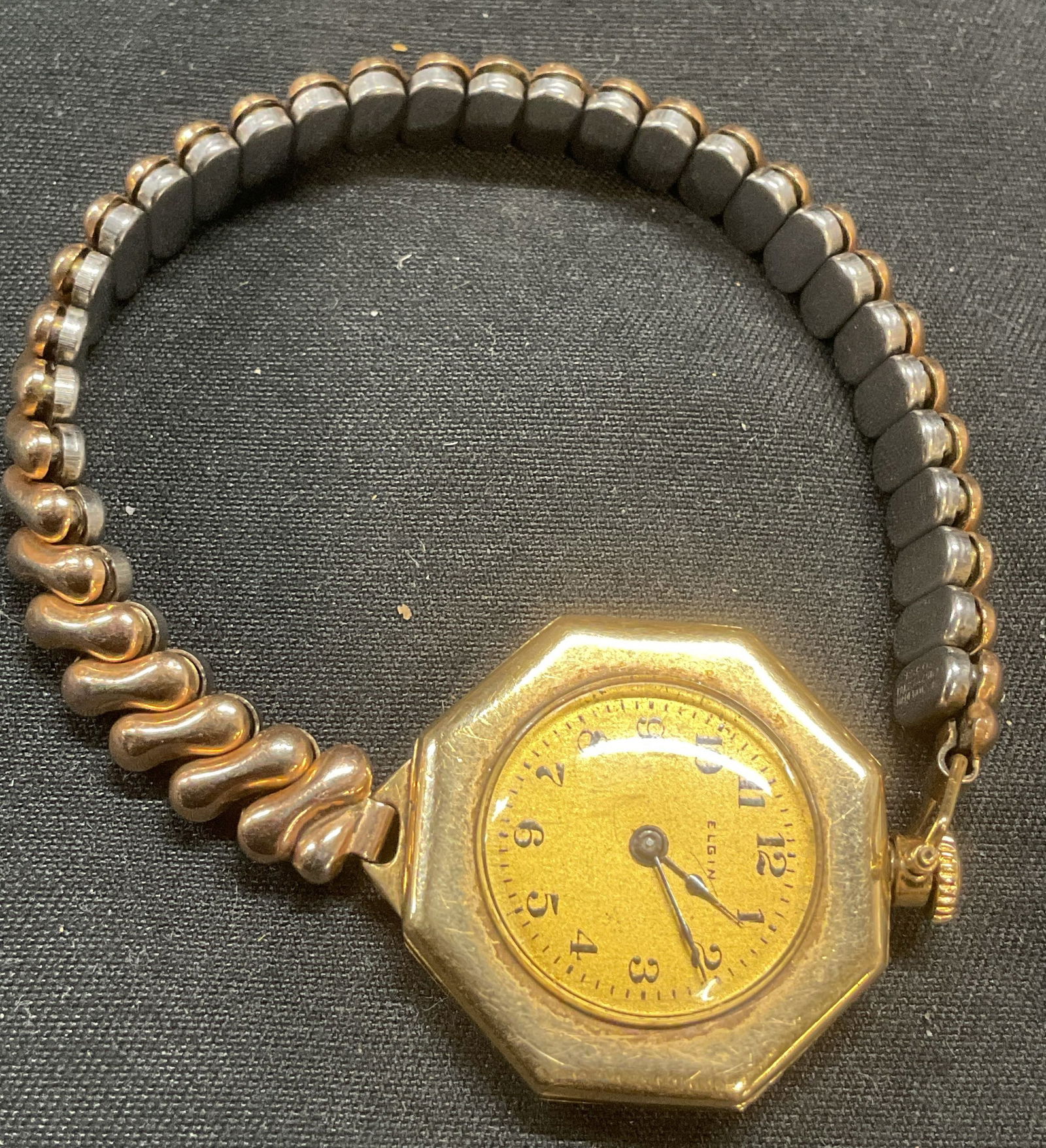 Vintage Elgin Lady Elgin 14k Gold Wrist Watch (1 of 6)