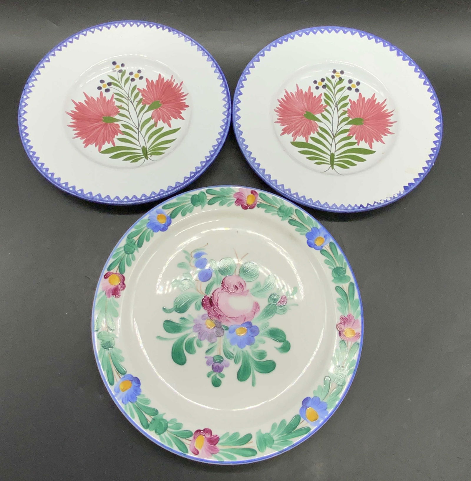 Lot 3 Vintage Signed Ceramic Plates, CHAROLLES + (1 of 8)