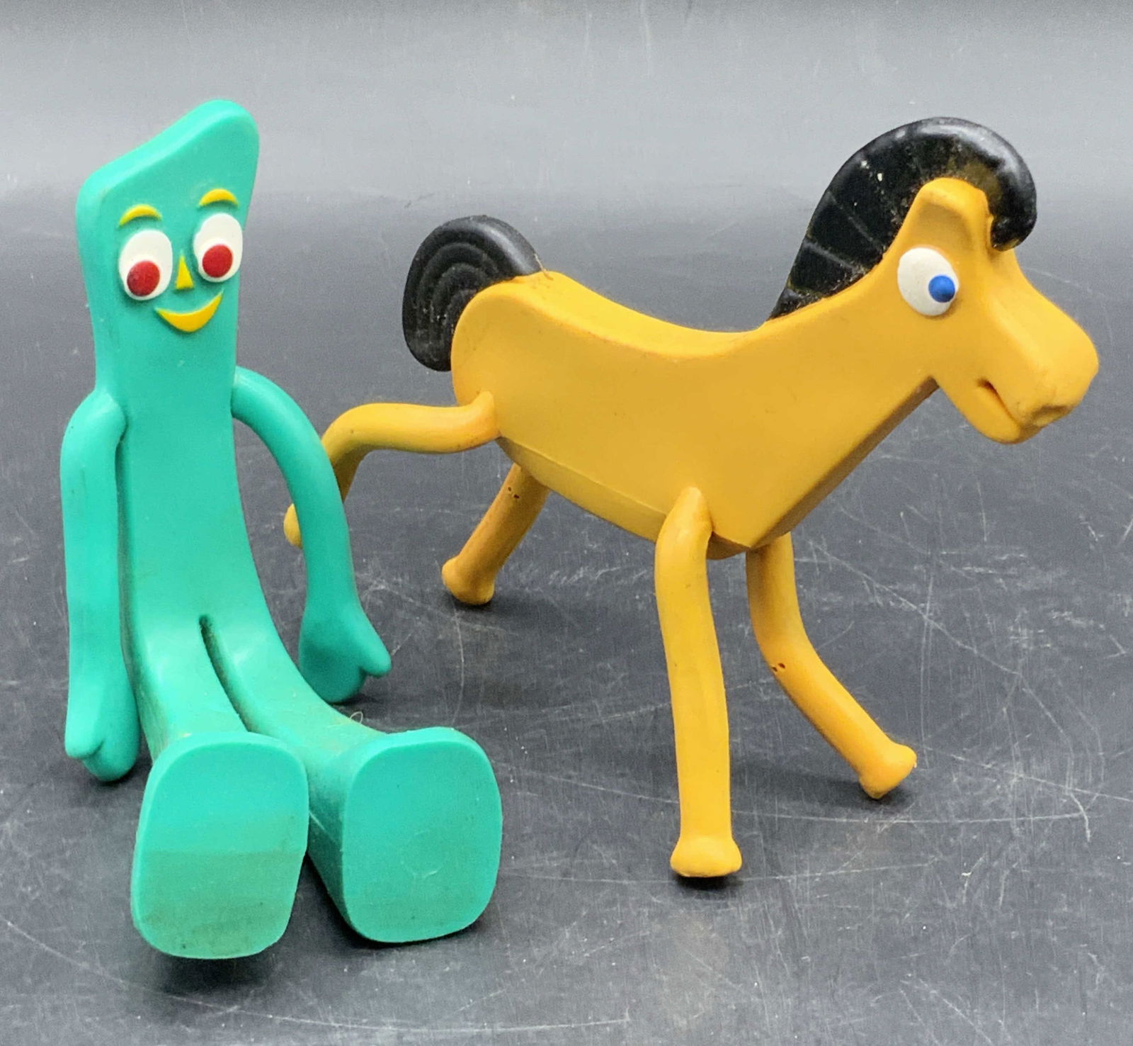 Lot 2 PREMA TOY CO. Gumby & Pokey Rubber Toys (1 of 8)
