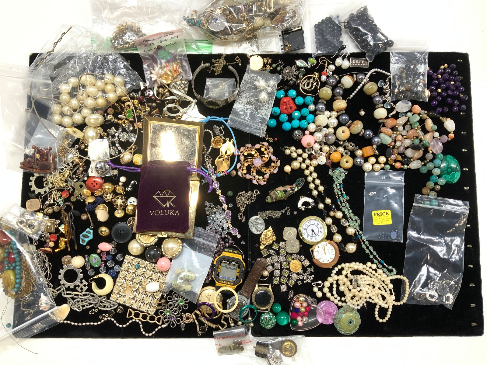 Jewelry Makers Lot, Gems, 14k, Sterling, Crafts + (1 of 17)