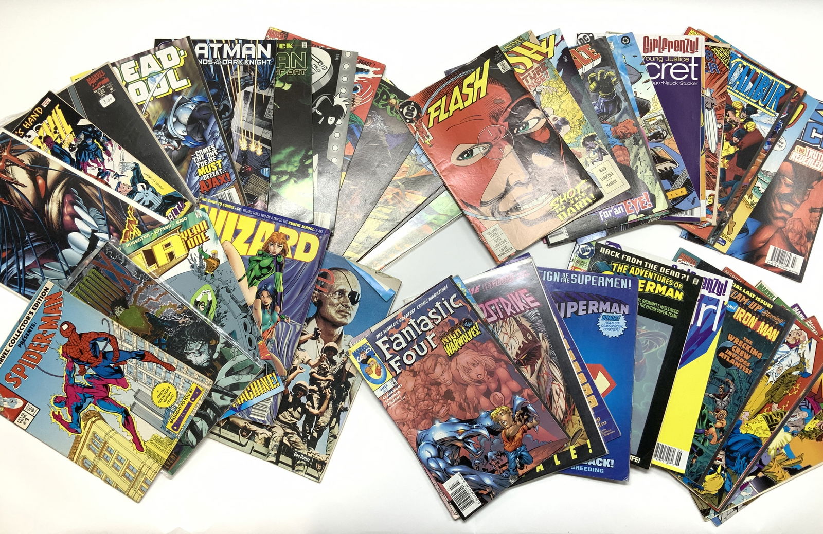 Lot Collectible Vintage Comic Bks, 1990s (1 of 14)