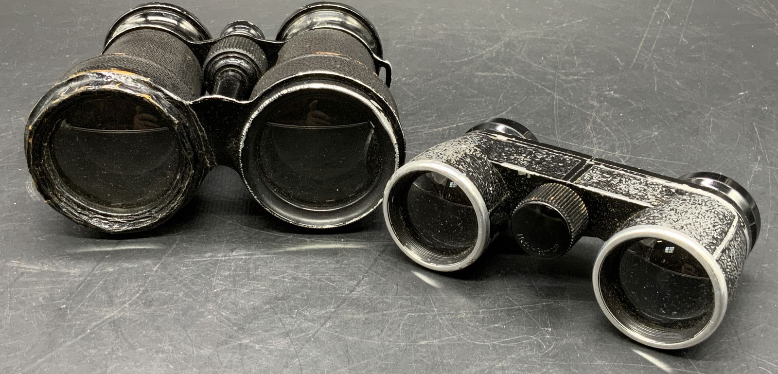 Lot 2 Vintage Black Binoculars, BRAUN Germany + (1 of 8)