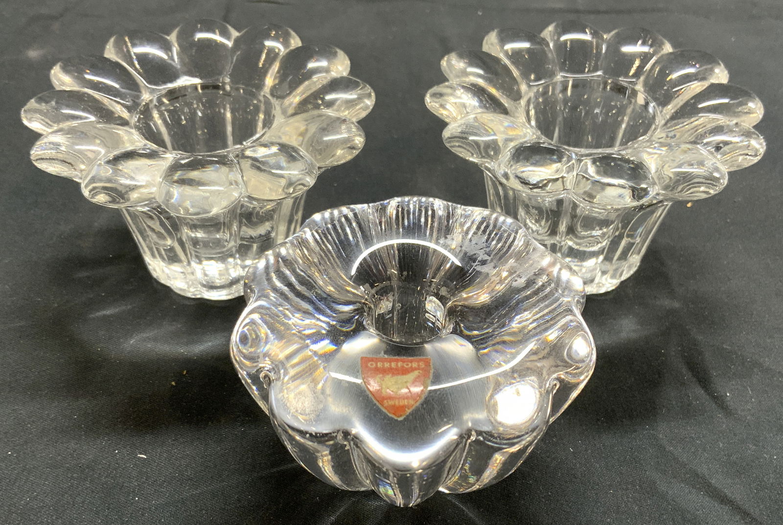 Lot 3 ORREFORS Candlestick & More (1 of 6)