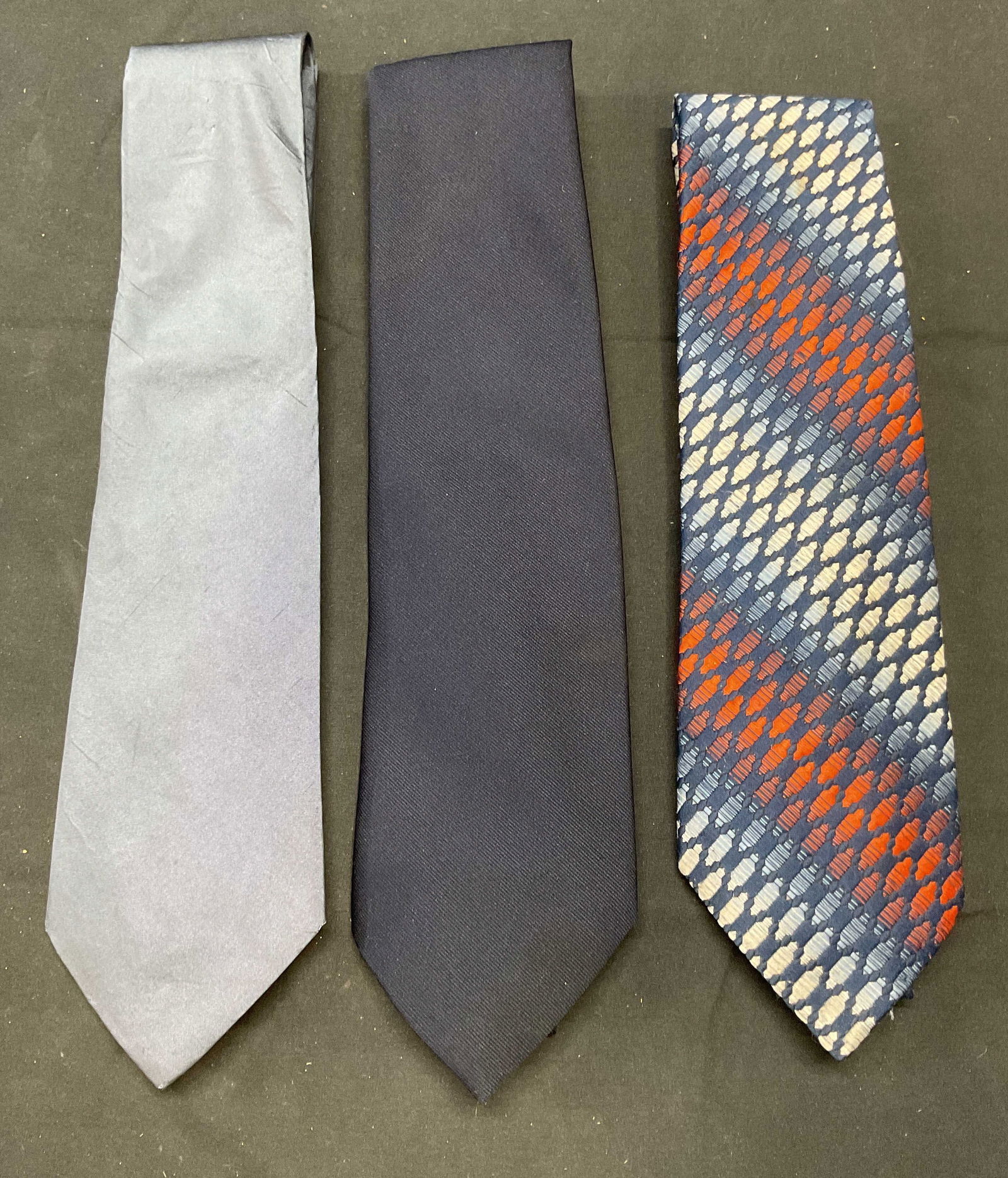 Lot 3 Gucci Blue Silk Tie, Italy + (1 of 7)