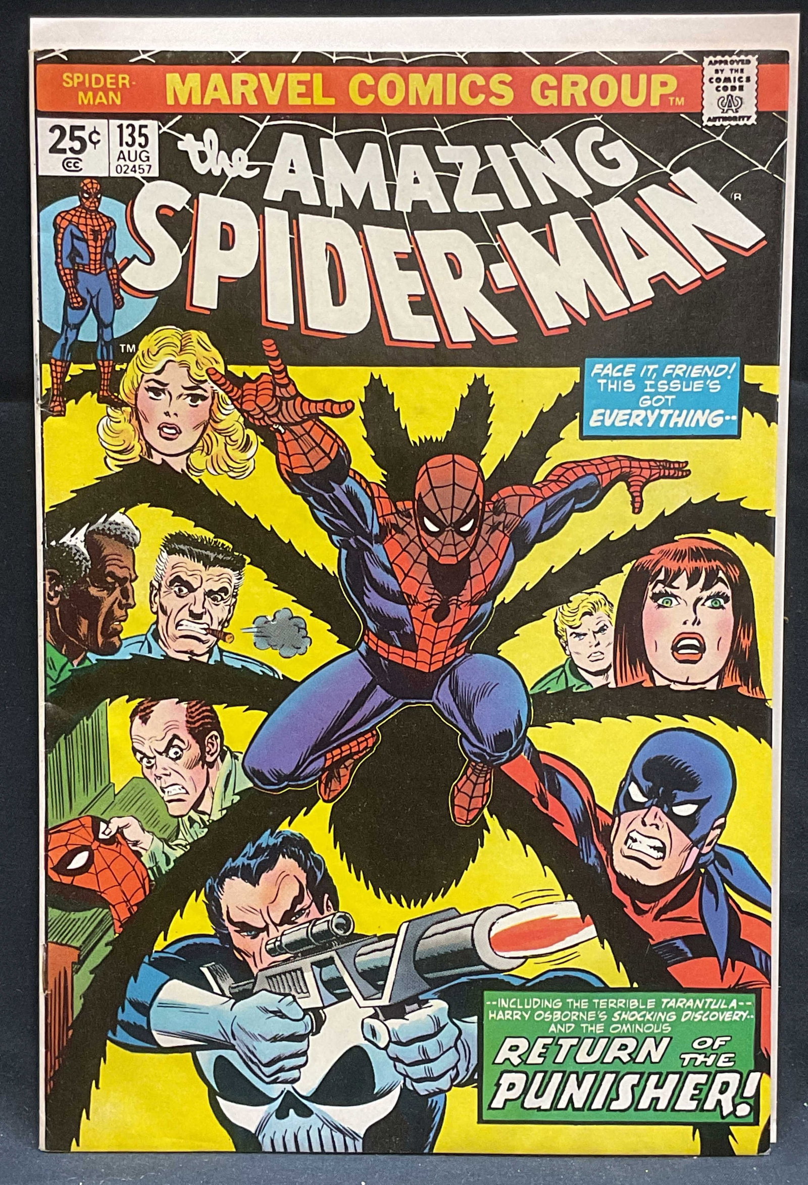 Marvel Comics Amazing Spider Man #135 1974 (1 of 6)