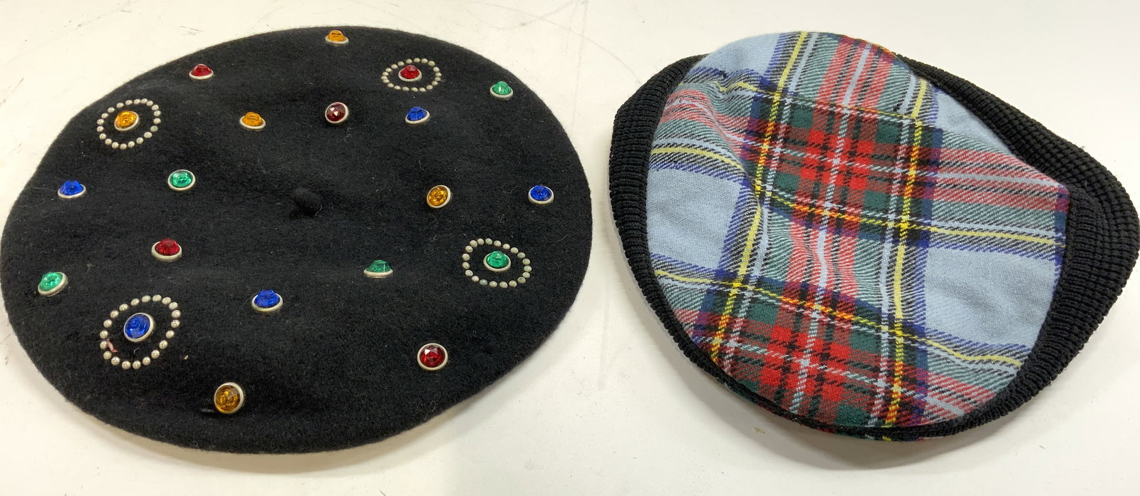 Lot 2 Wool Beret Hats, Ross of Glasgow & More (1 of 8)