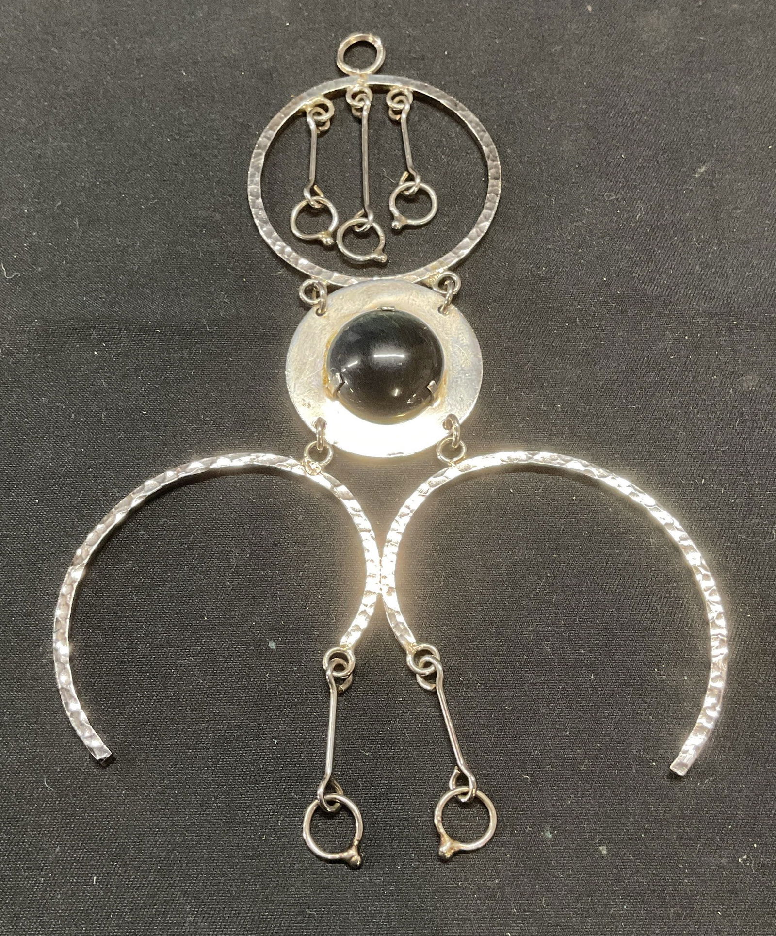 Sgn Sterling Silver Semi Precious Pendant, Israel (1 of 6)