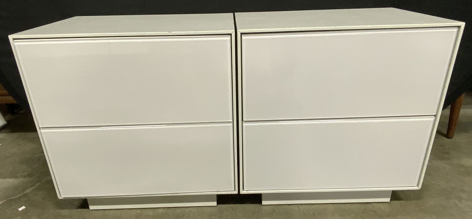 Pair WILLIAMS SONOMA Emilia Haze Nightstands (1 of 11)