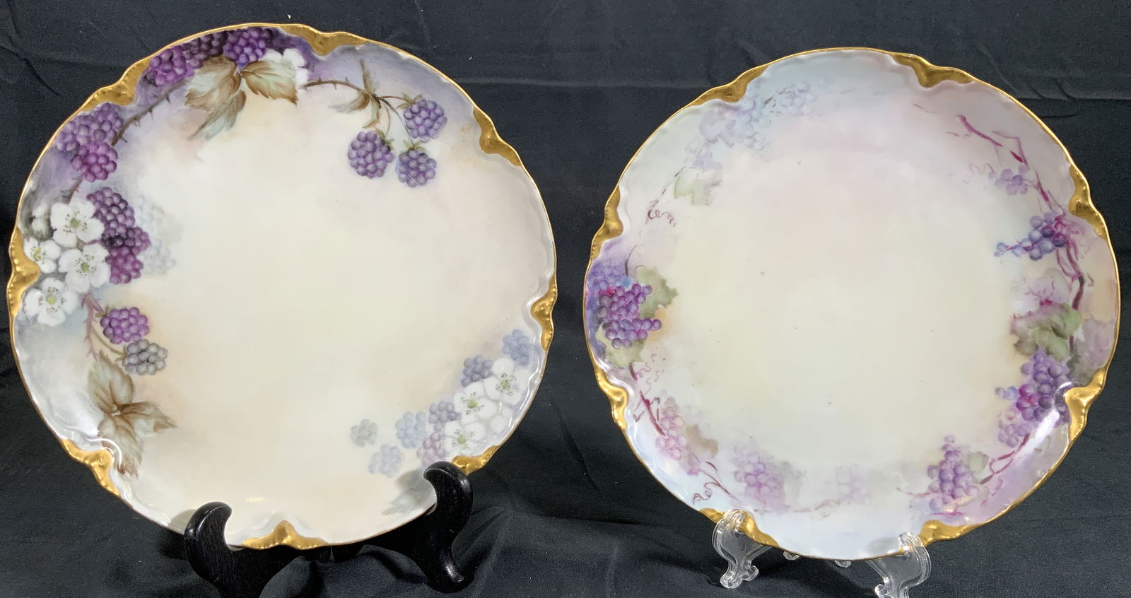 Pair Hand Painted HAVILAND French Display Plates (1 of 11)