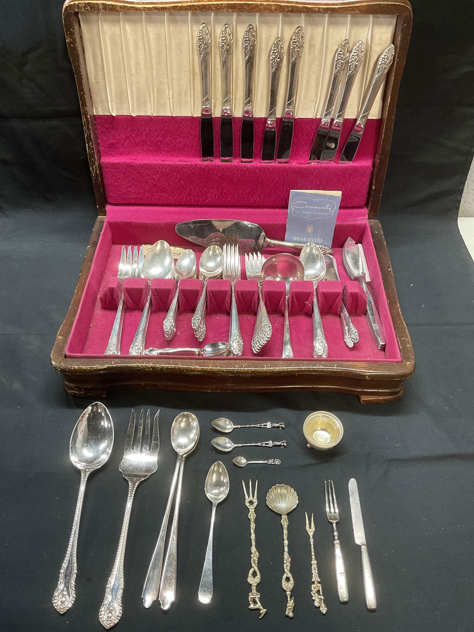 Set 67 Community Evening Star Silver Pl Flatware + (1 of 20)
