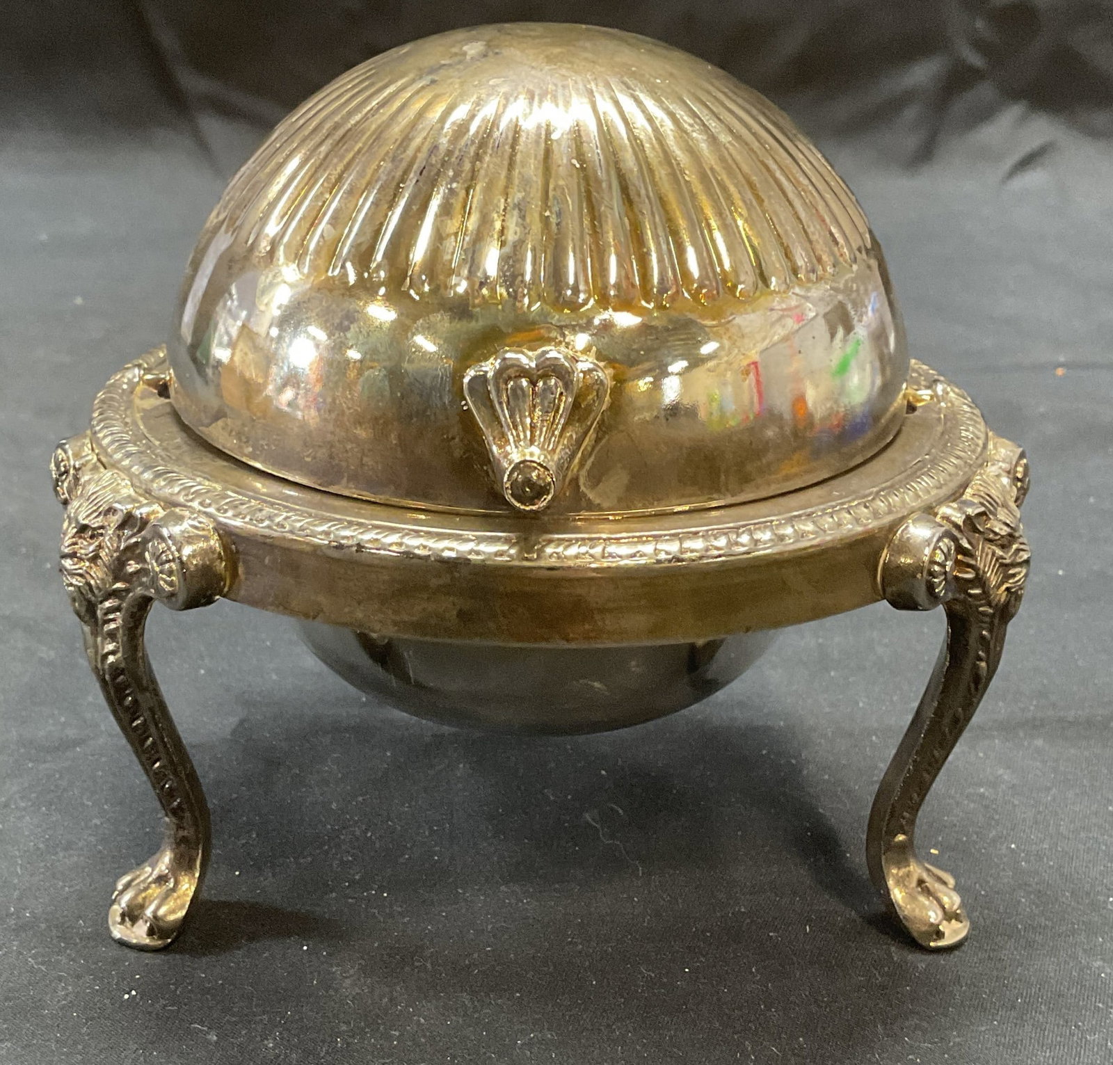 Vintage Silver Plated Domed Caviar/Butter Dish (1 of 6)