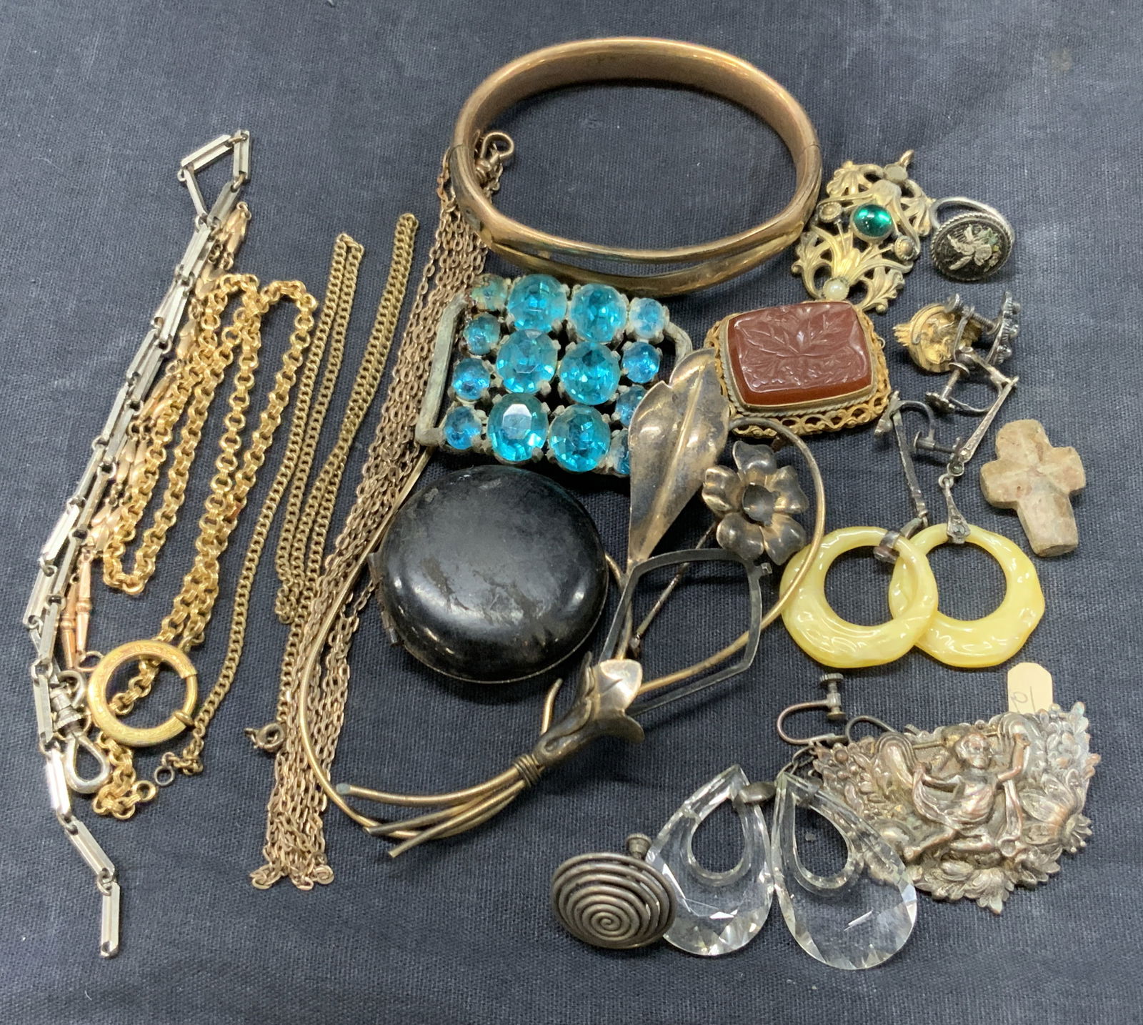Lot 20 Sterling Silver & Gold Filled Jewelry (1 of 16)