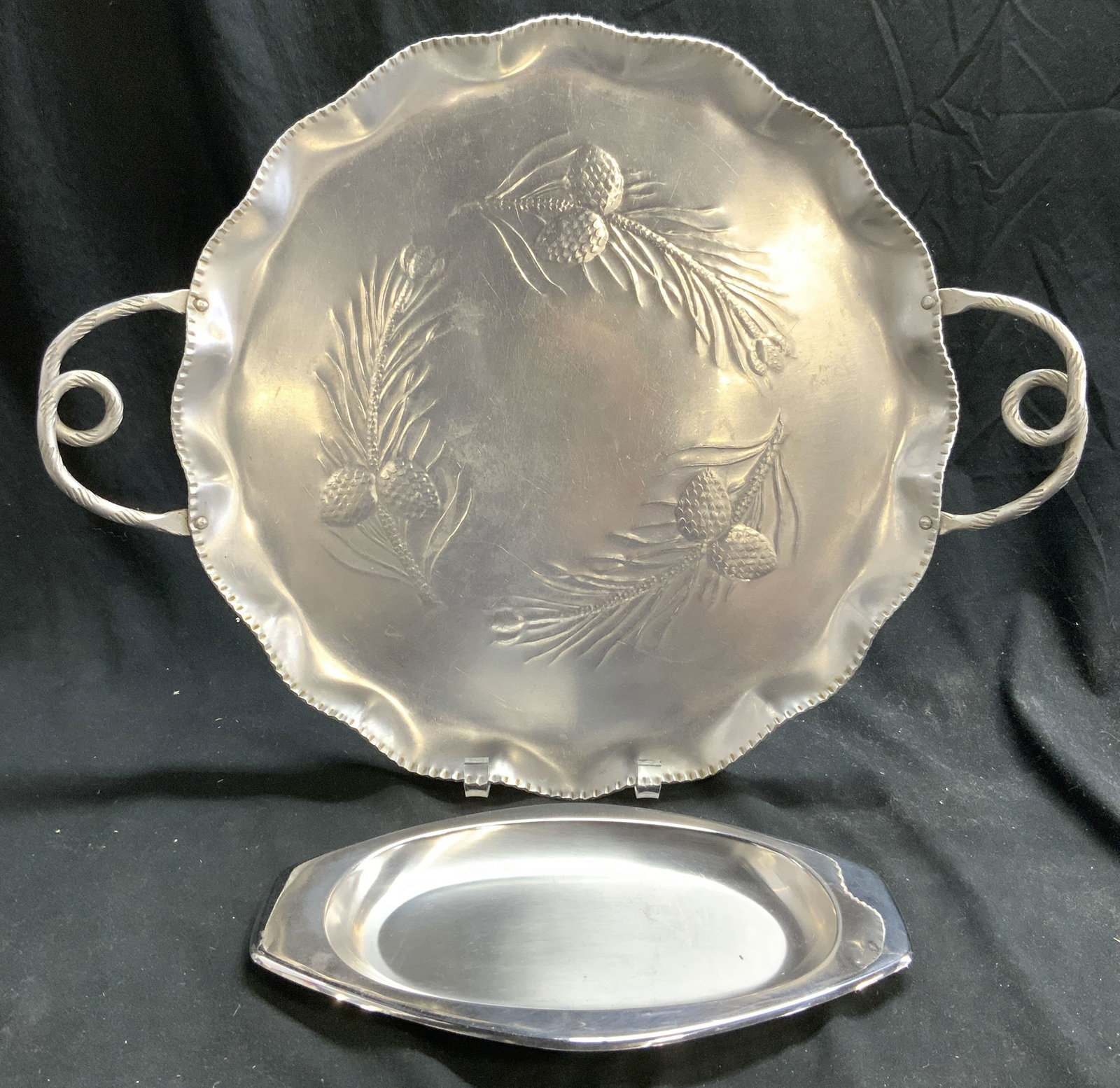 Lot2 EFFEPI 3 Inox Italy Tray & Metal Serving Tray (1 of 7)