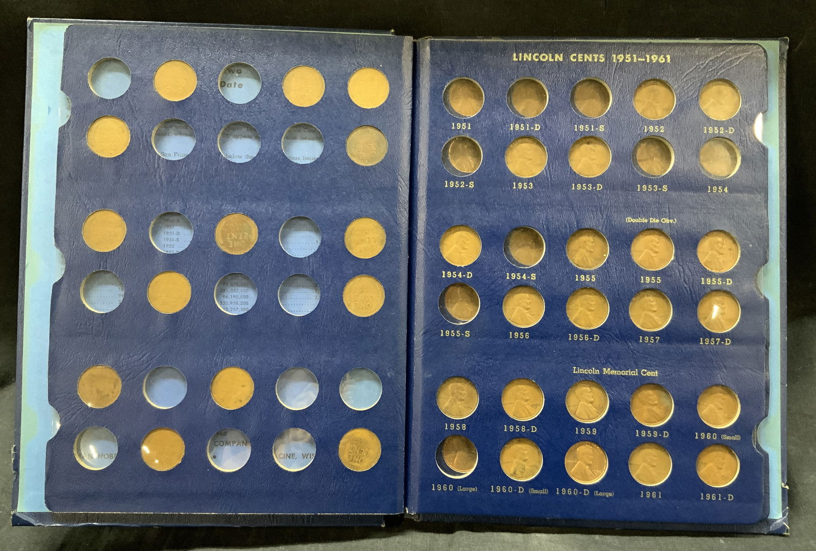 Lincoln Cents 1941- Present Penny Album (1 of 6)