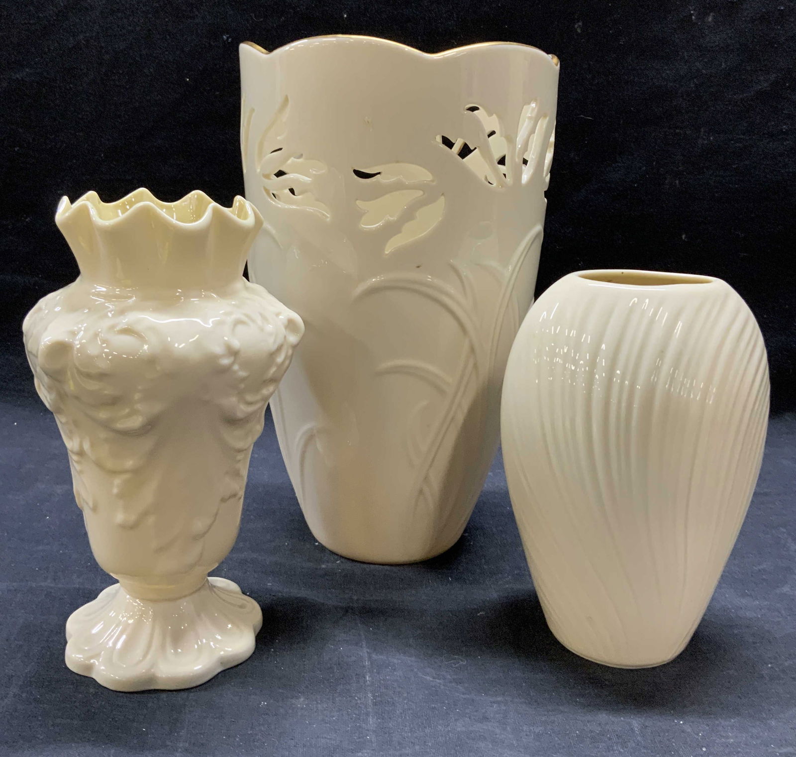 LENOX USA & BELLEEK Ireland Lot 3 Porcelain Vases (1 of 7)