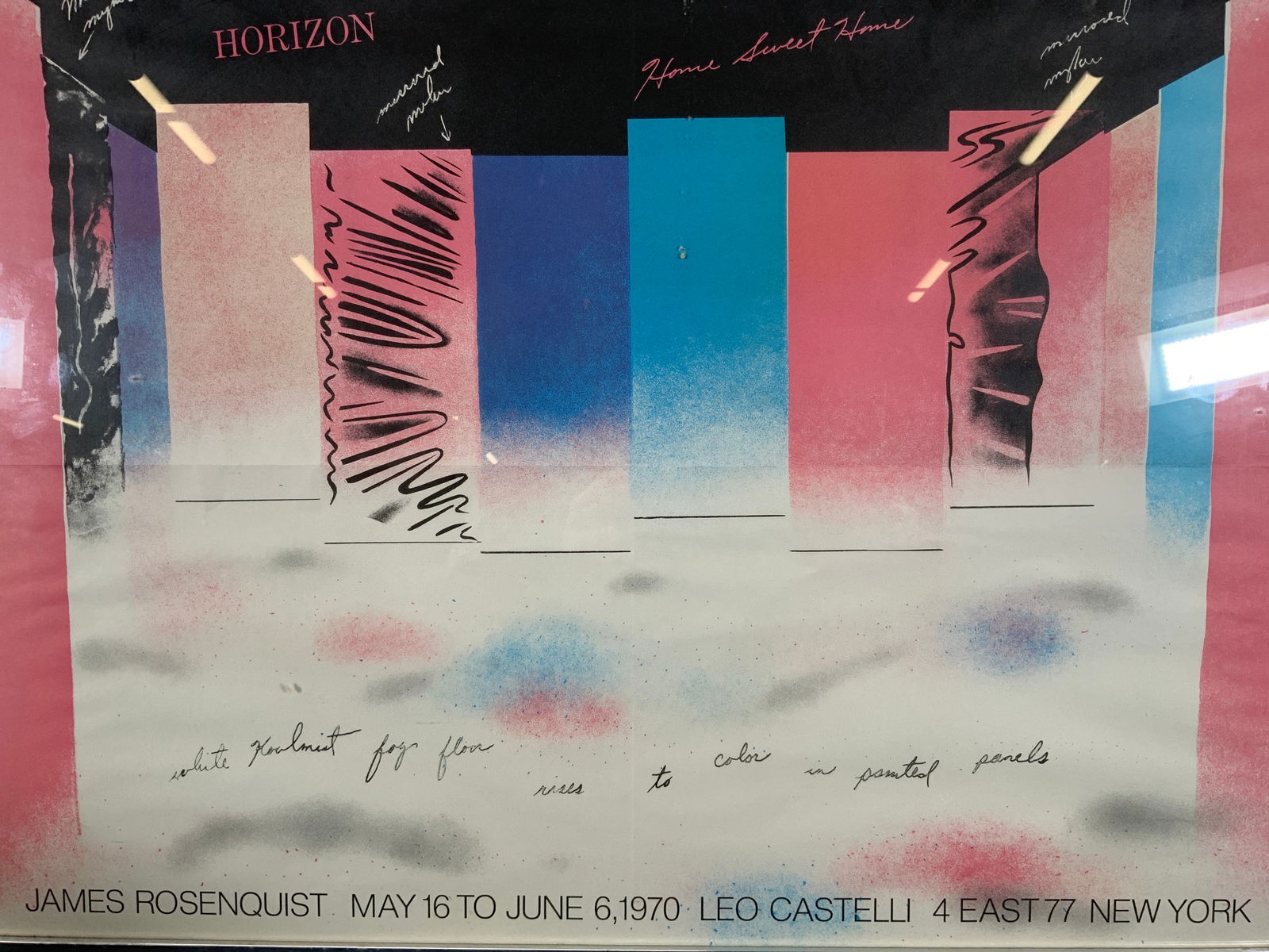 James Rosenquist Home Sweet Home Exhibition Litho. (1 of 8)