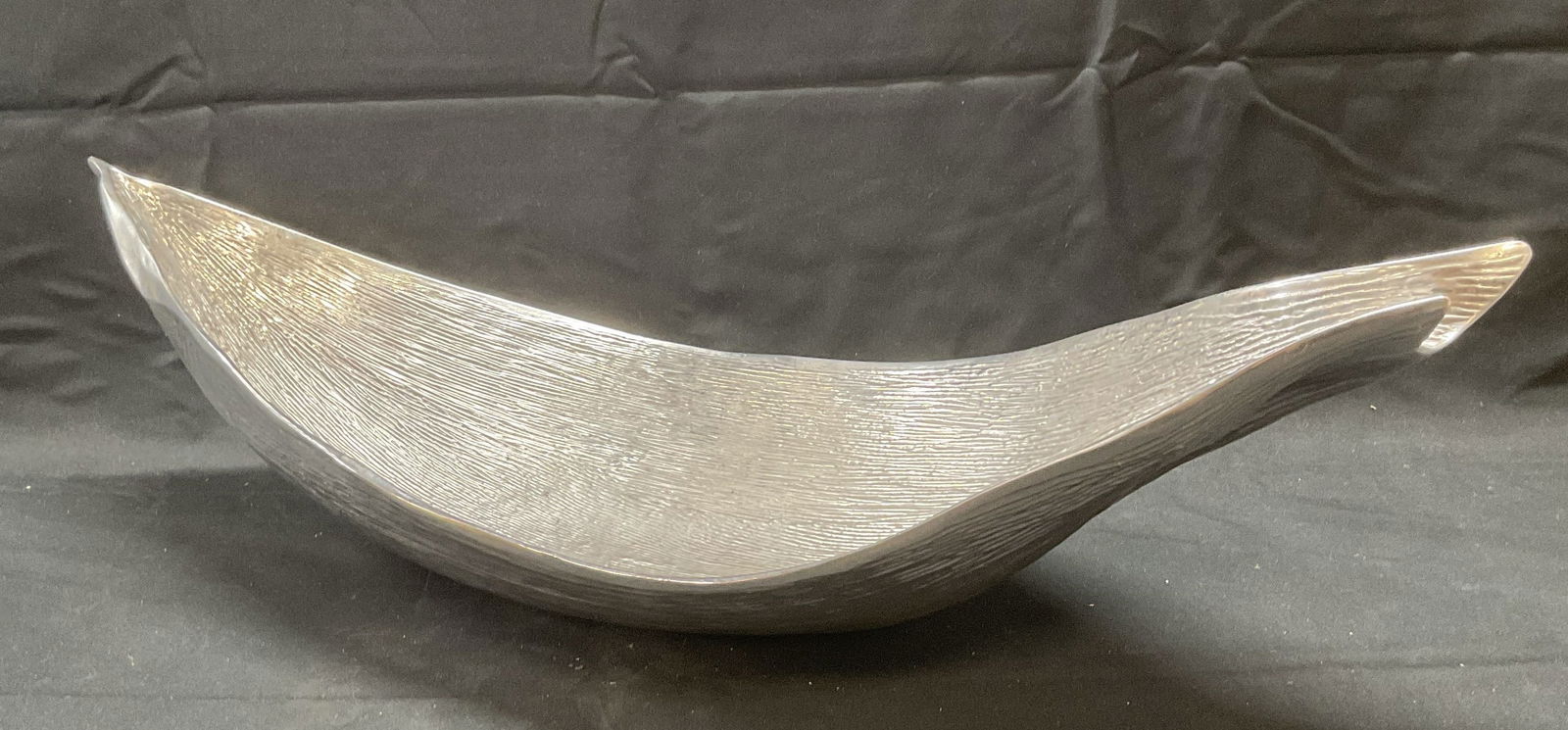 Michael Aram Silver Tn Palm Leaf Centerpiece (1 of 7)