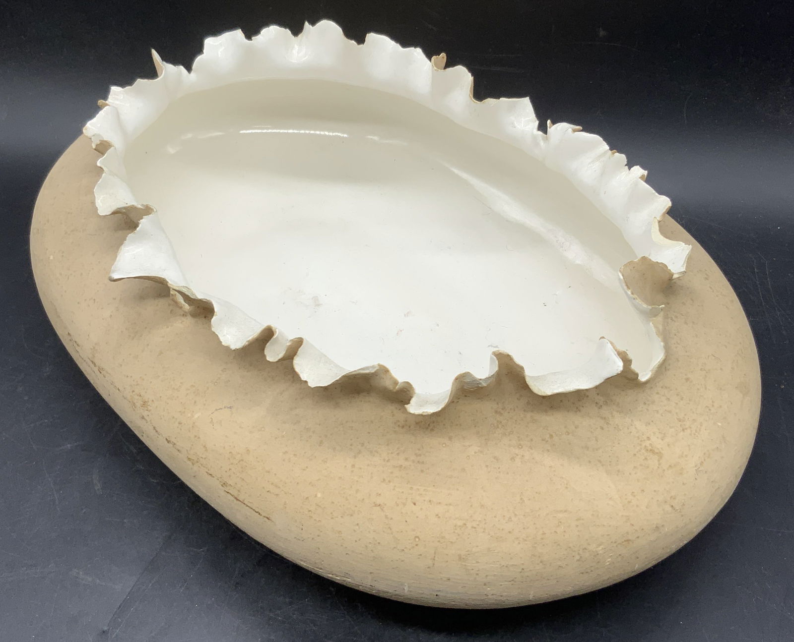 LZ Baked Potato Form Ceramic Centerpiece Bowl (1 of 8)