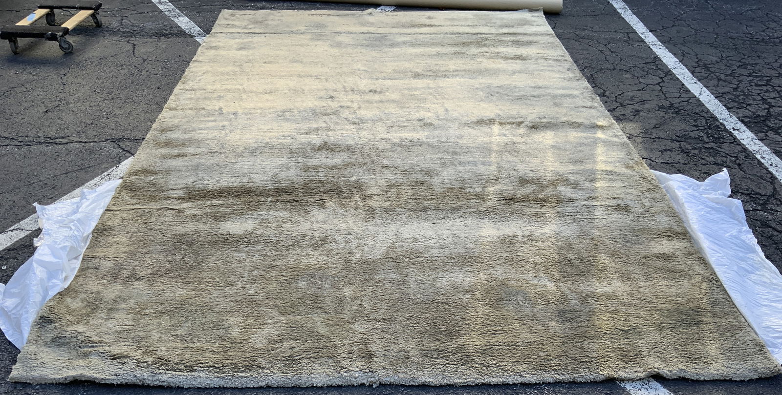 CARINI LANG Oversized Woven Silk Rug (1 of 9)