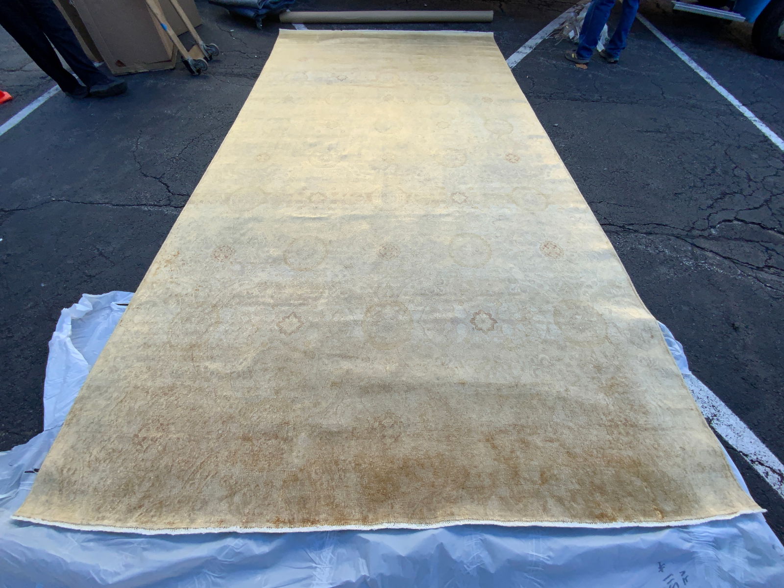 ABC CARPET & HOME Handmade Silk & Cotton Rug (1 of 8)