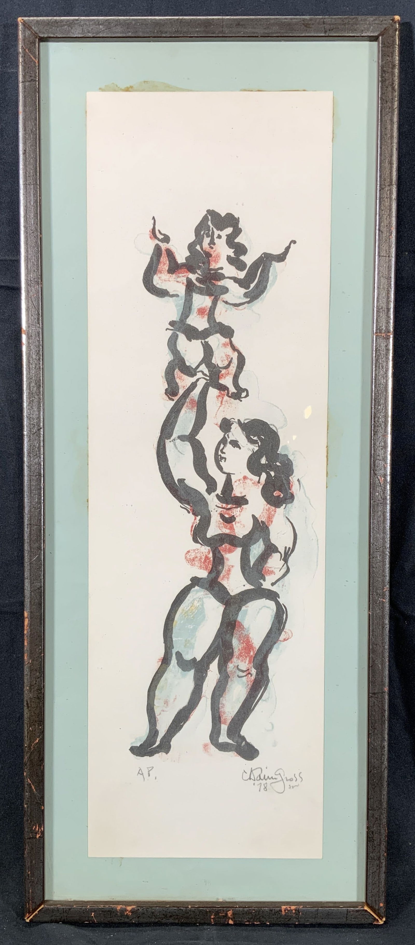 1978 Chaim Gross A.P Hand Signed Lithograph (1 of 14)