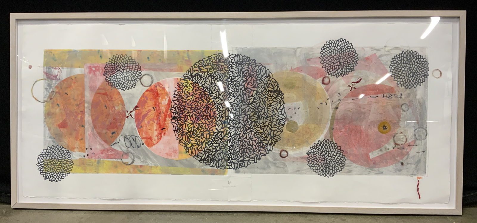 Karin Bruckner Circles Signed Mixed Media (1 of 11)