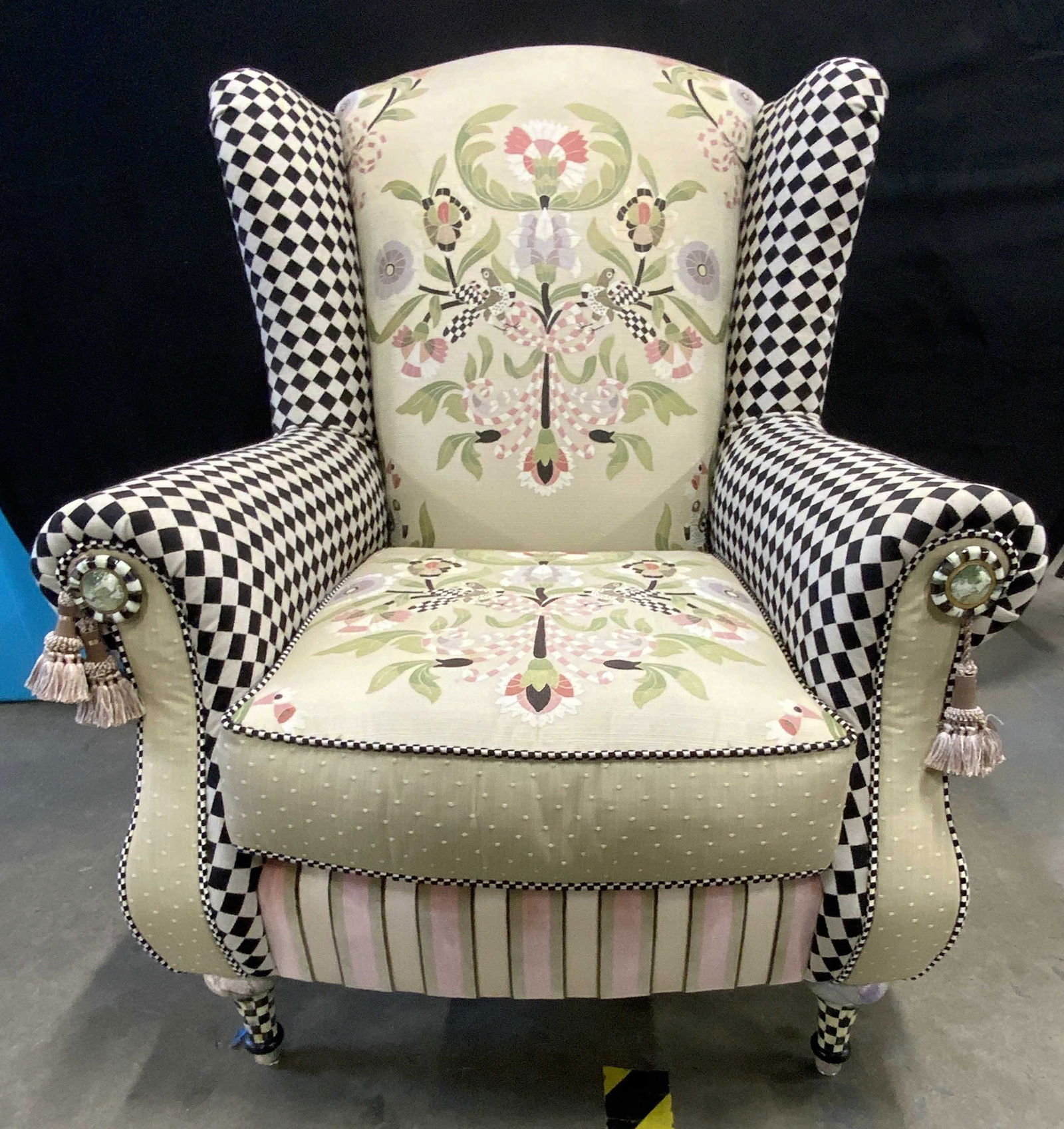 MACKENZIE CHILDS HARDEN FURNITURE Wing Chair (1 of 17)
