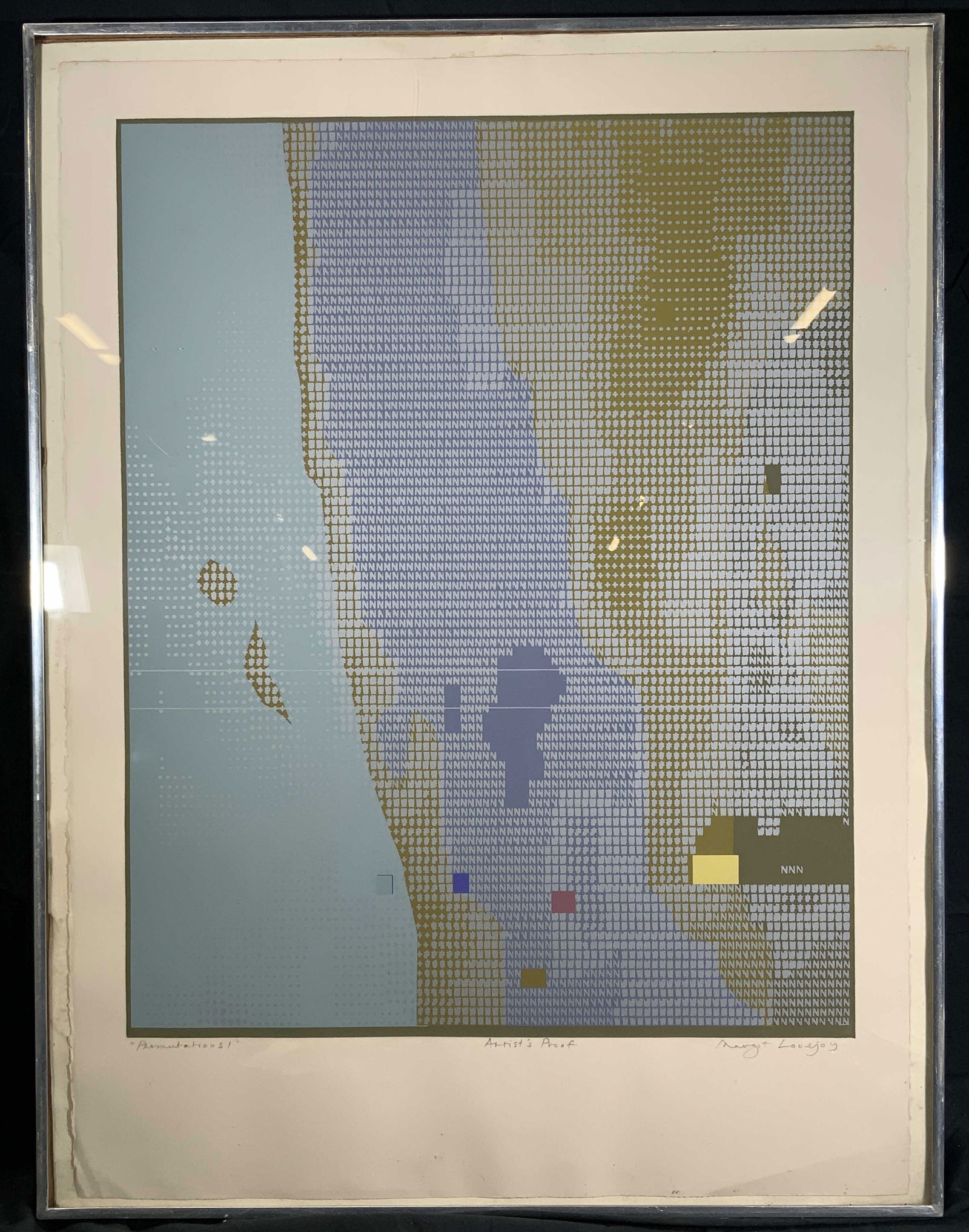 Margot Lovejoy Permutations 1 Signed Serigraph (1 of 10)