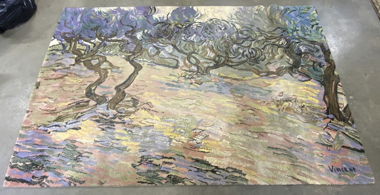 EGE Art Line Vincent Van Gogh Olive Trees Rug, DA (1 of 9)