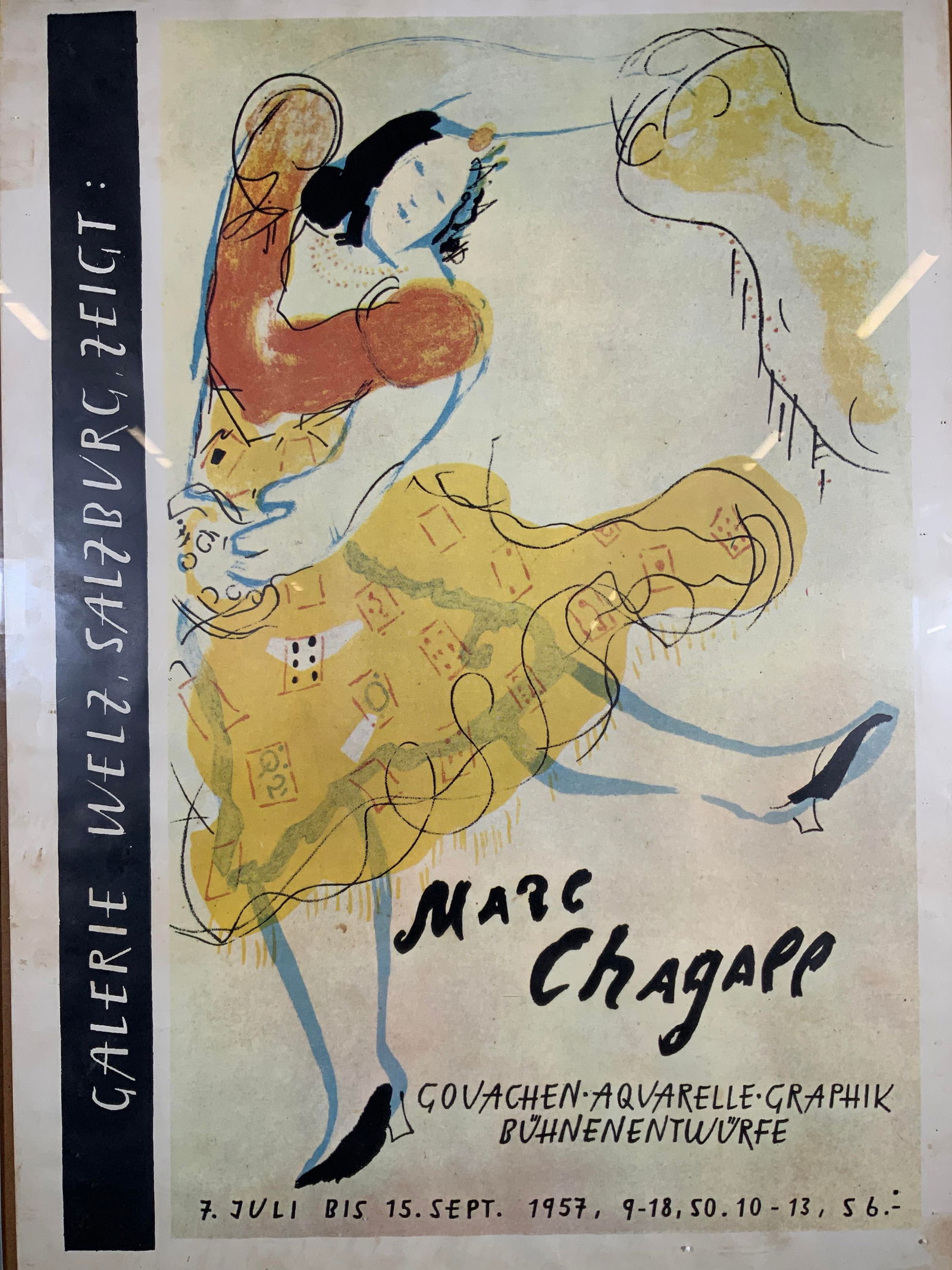 Marc Chagall Lithograph Salzburg France 1957 (1 of 12)