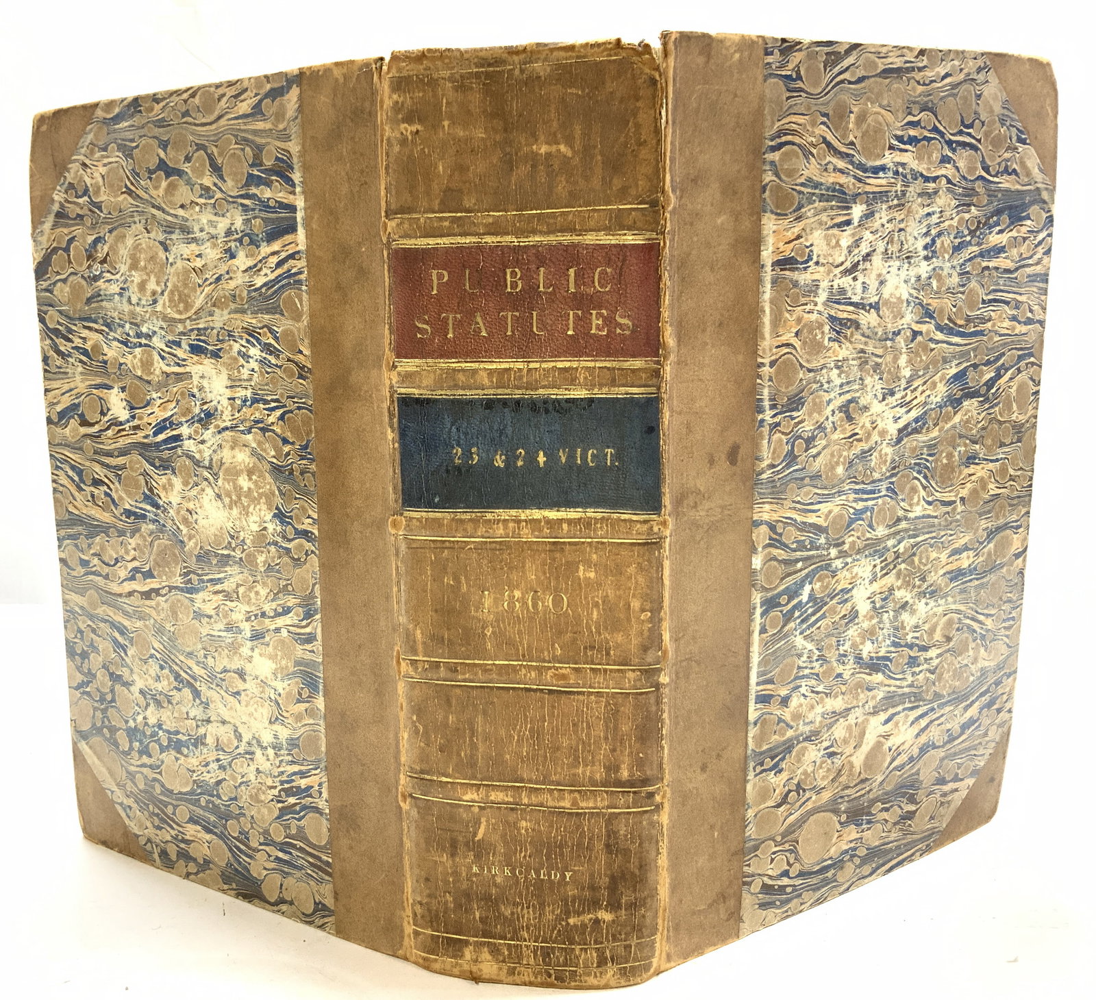 Antq Book, Queen Victoria Parliament Statutes 1860 (1 of 8)