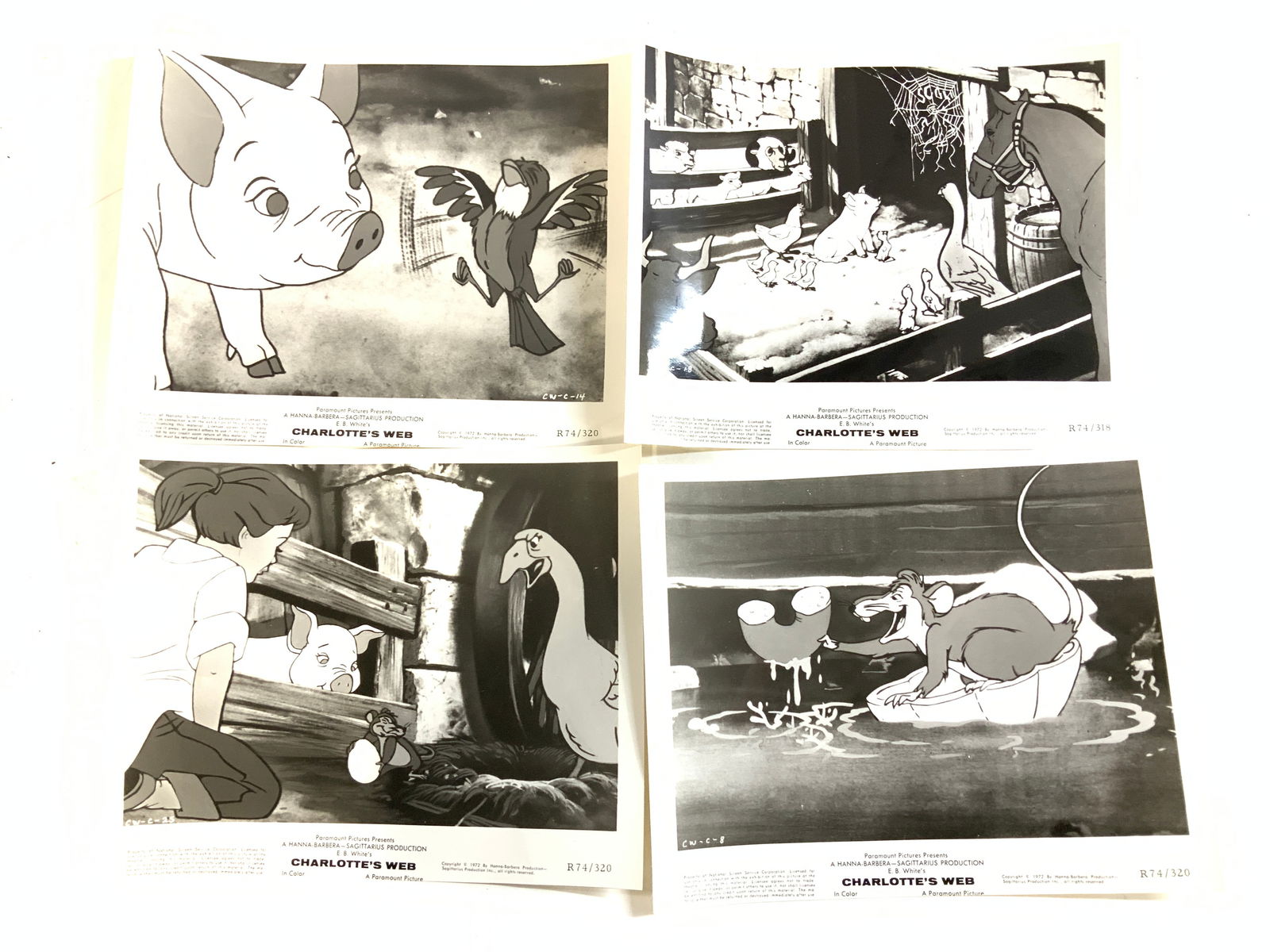 Set 4 Paramount Pictures Charlottes Web Photos (1 of 10)